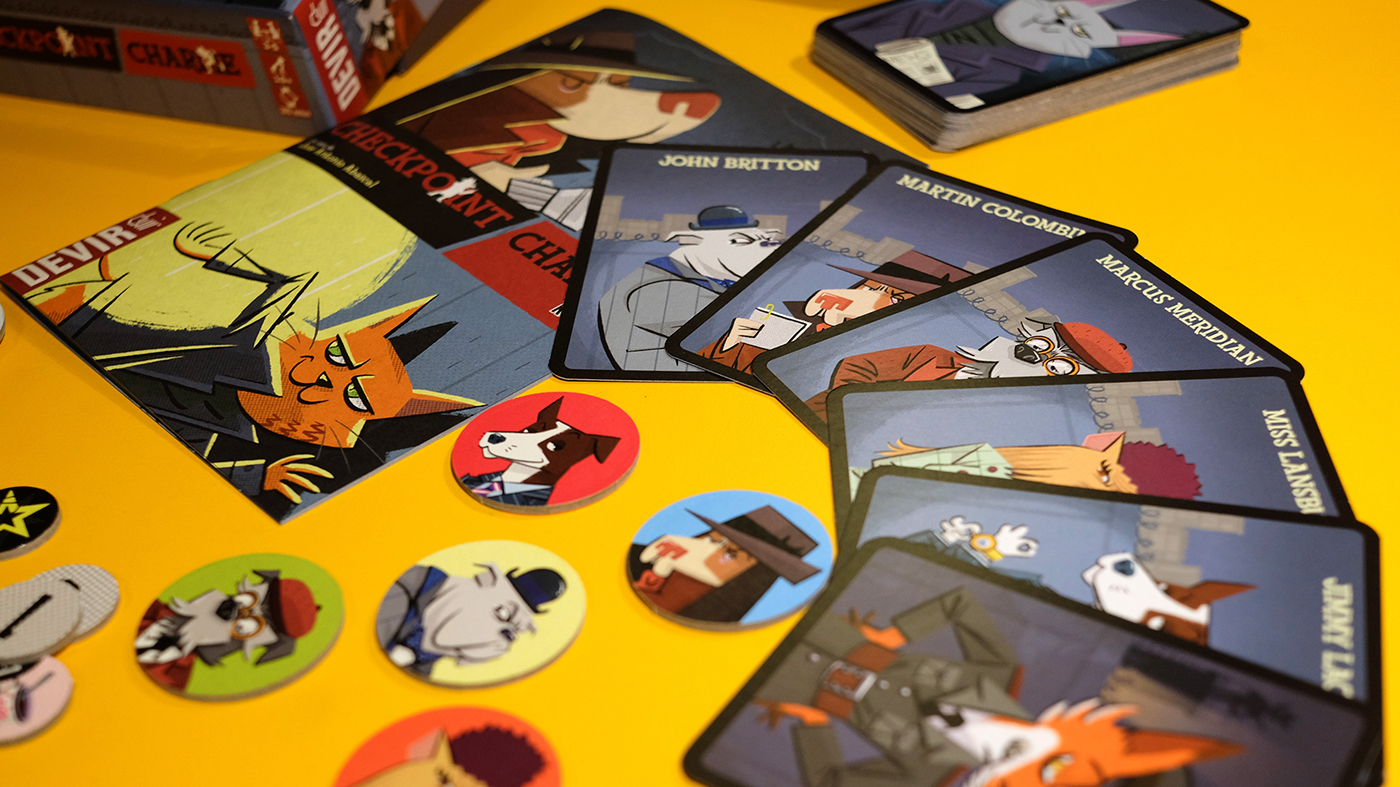 ILLUSTRATION  cardgame boardgame devir geek game detective animals