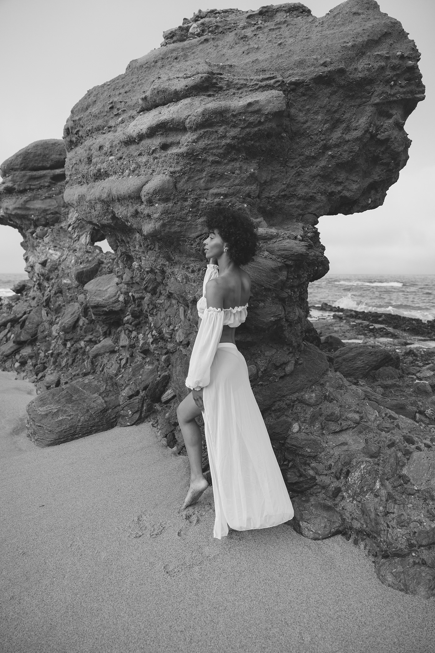 sensual model beach swimwear Photography  editorial woman Fashion  Clothing black and white