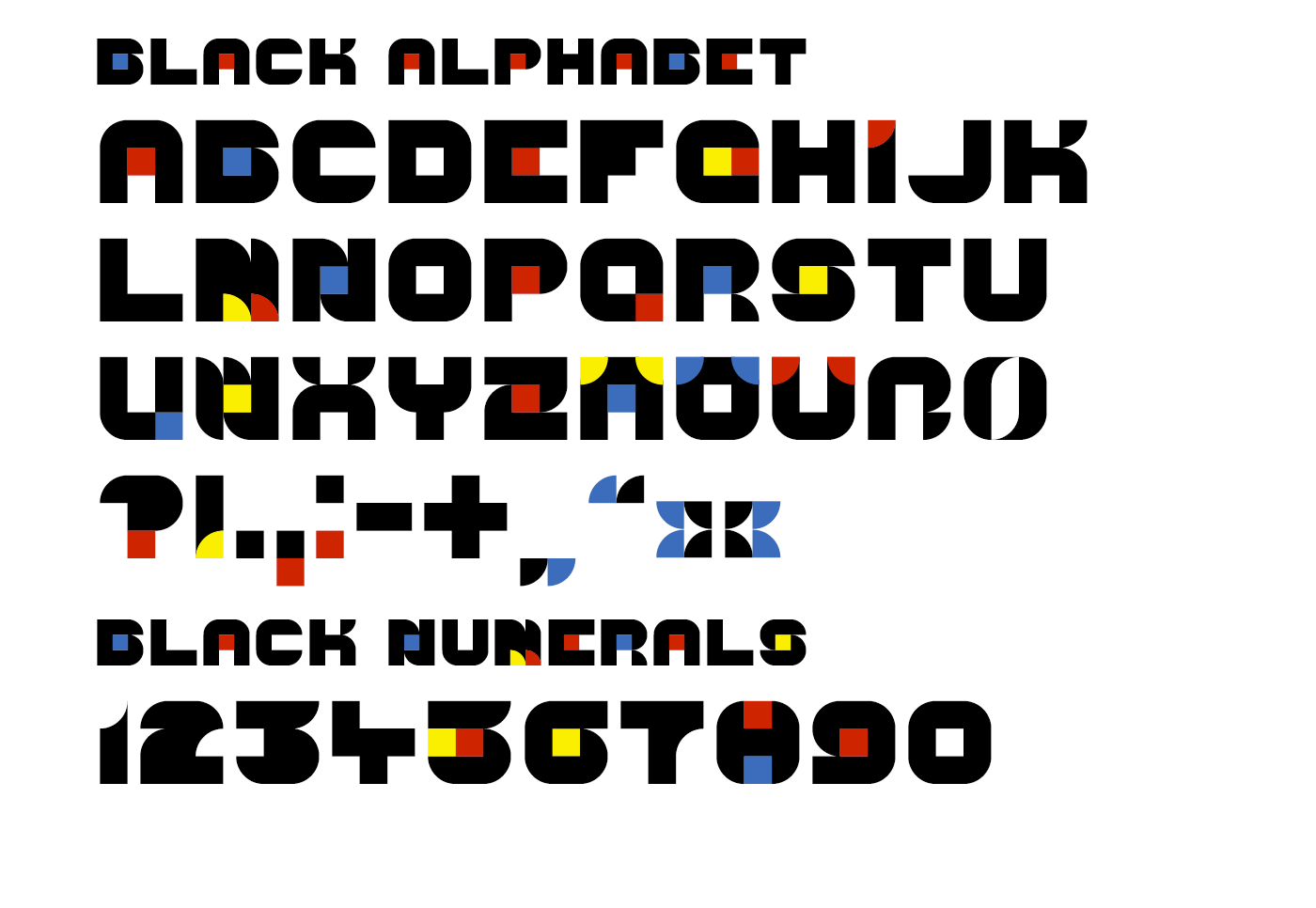 Free font typedesign geometric color font otf svg fontdesign schrift Typeface
