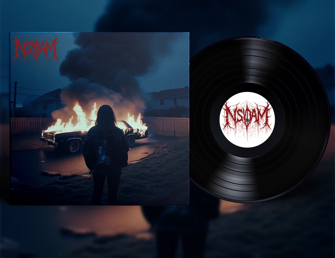 dark art album cover cover design music metal Deathmetal techno dubstep edm
