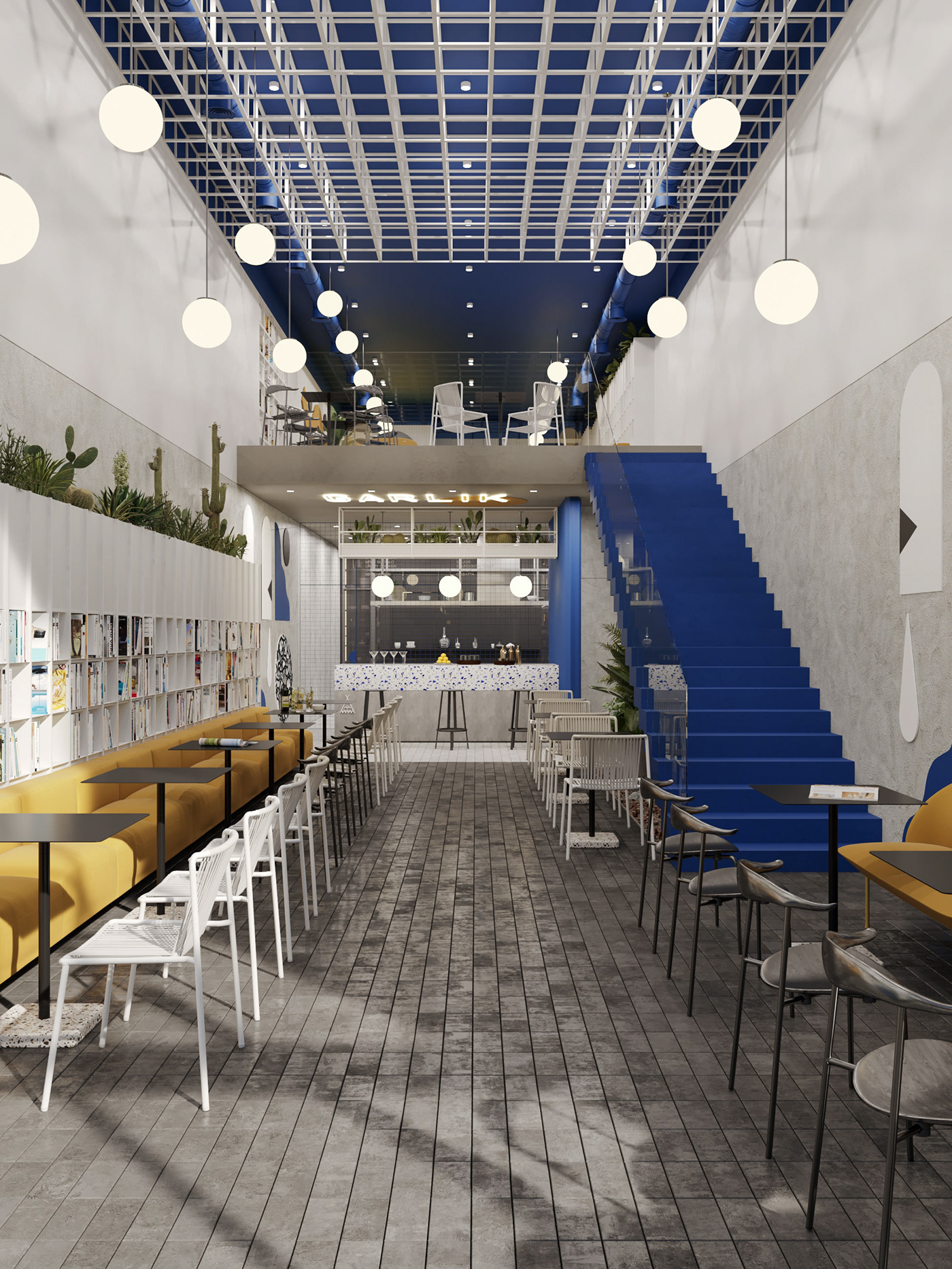 3ds max architecture cafe CGI corona design Interior Render restaurant visualization