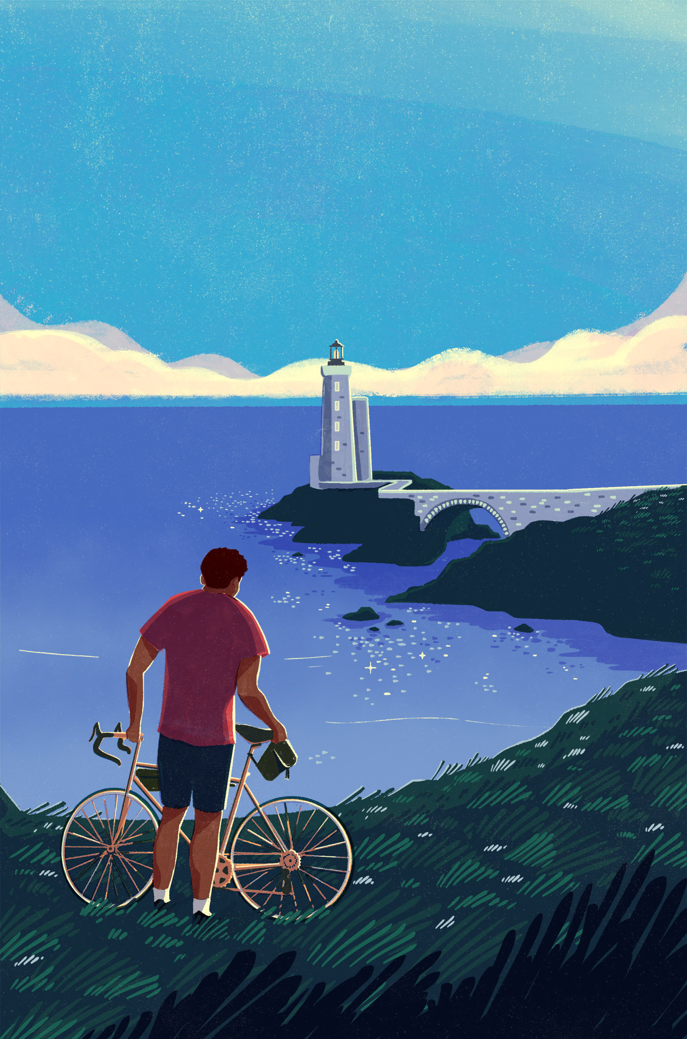 Bicycles bikes book cover book illustration cycles Cycling ILLUSTRATION  Landscape publishing   The cycling revolution