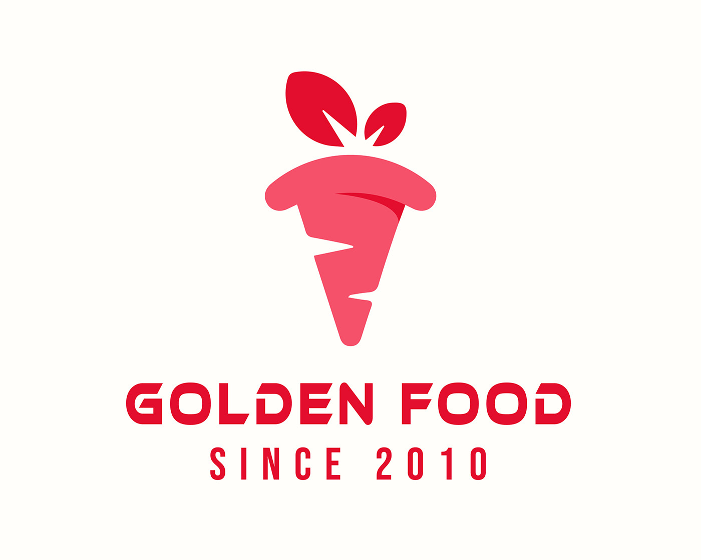 food logo food logo design Golden foods Pizza Fast food brand identity foods logos Logotype healthy
