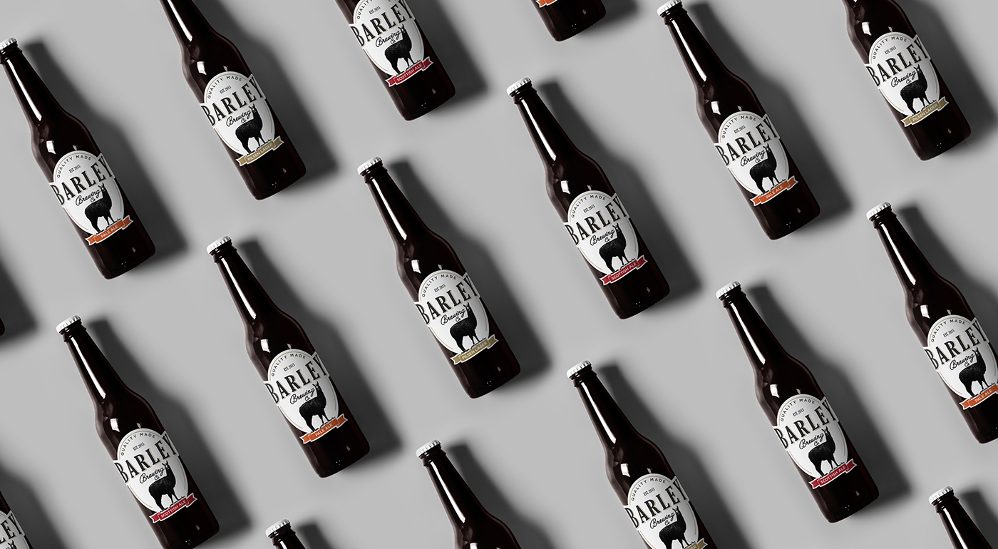 branding  identity logo stationary graphic design  coaster beer brew bottle Label