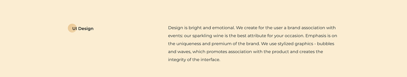 bubbles Champagne design development e-commerce party ui design UI/UX user interface wine