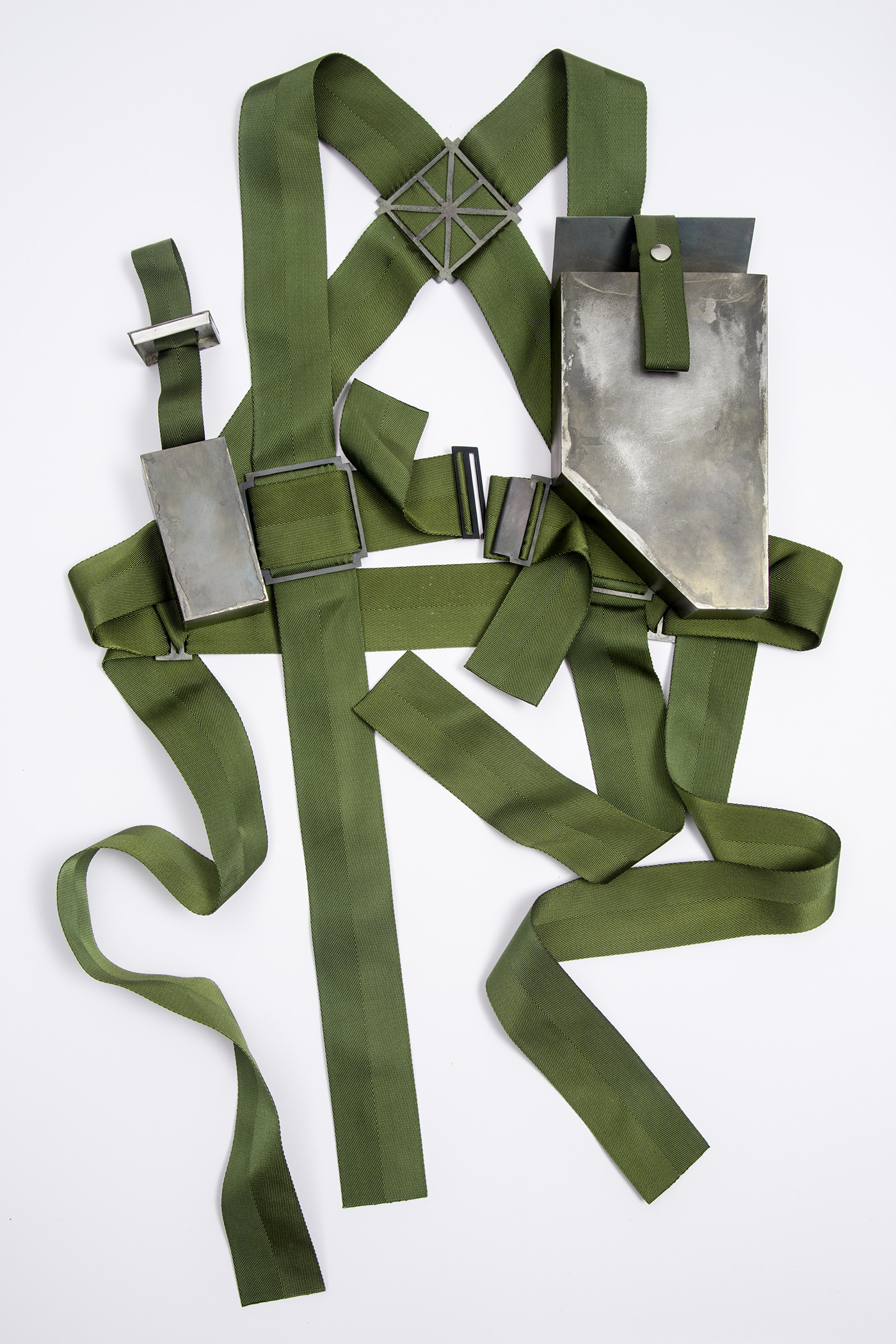 harness container millitary design metalsmithing craft Wearable artist in residence lorenz mager