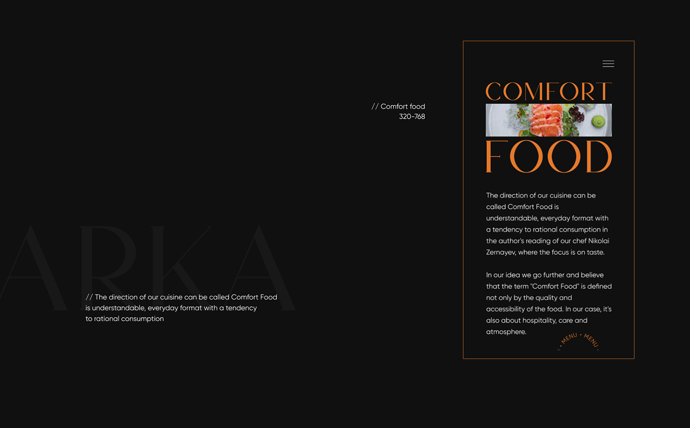 ux UI landing Website redesign Figma restaurant Web bar