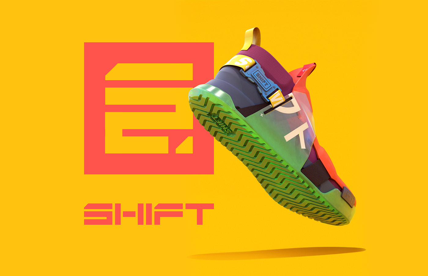 sneaker footwear Urban futuristic color Fashion  japanese shoes adidas Nike