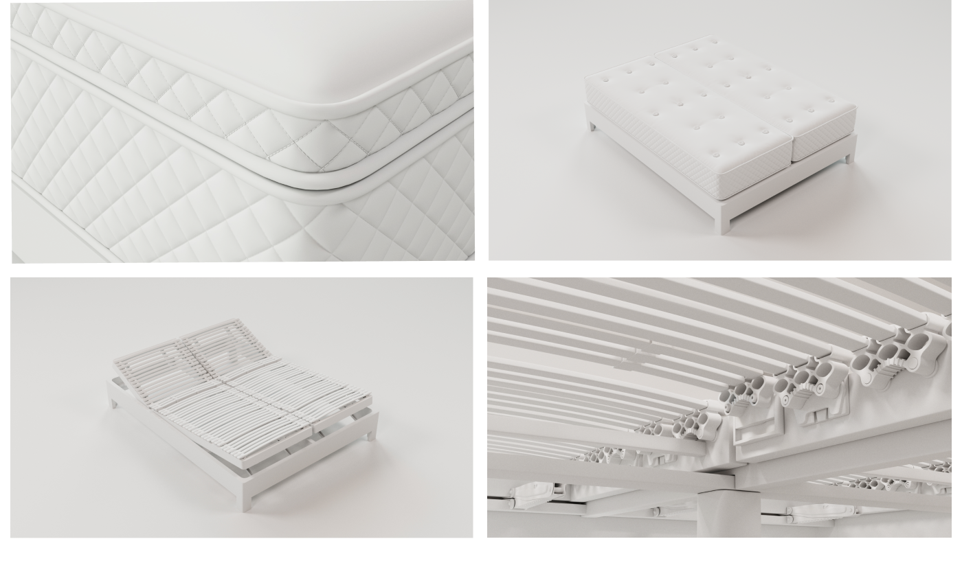 3D arquitecture art bed CGI digitalart home houdini redshift Render