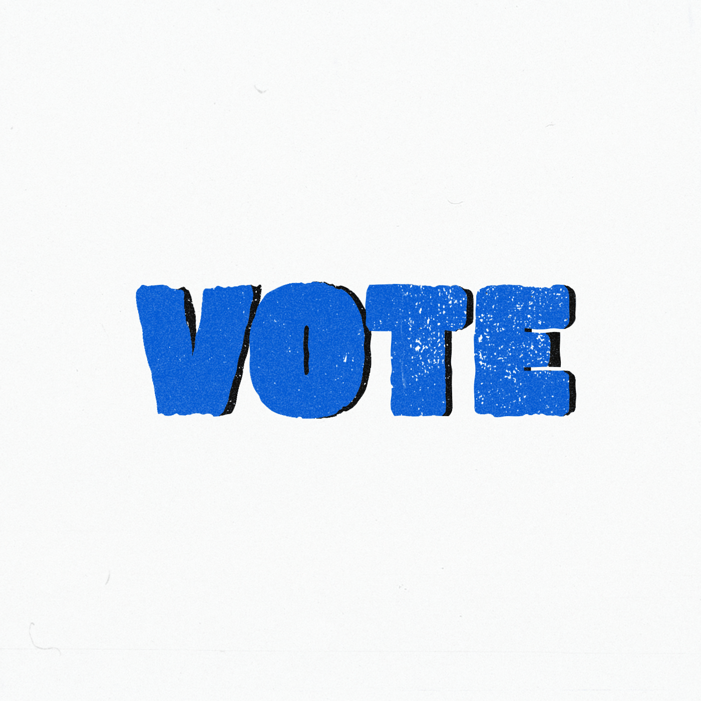 3D Character lettering motion vote gif kinetic typography sticker typography  