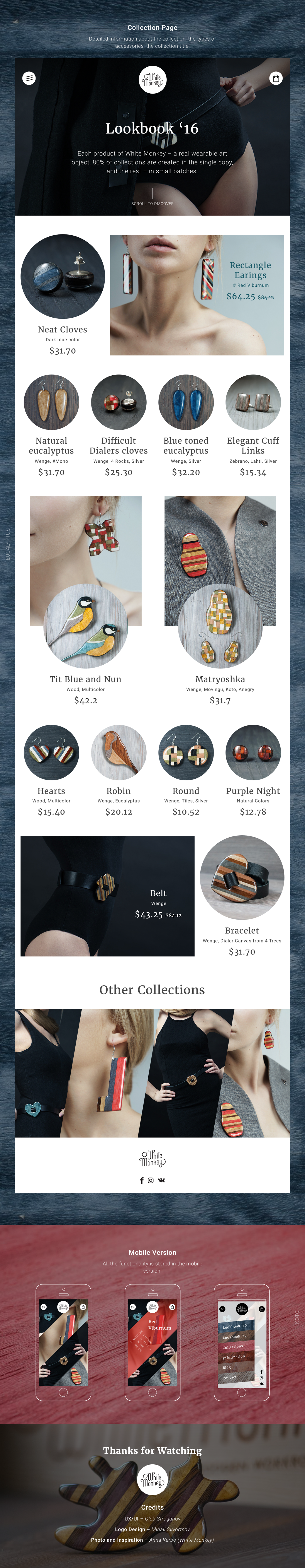 UI UX design design concept e-commerce geometry accessories catalog mobile