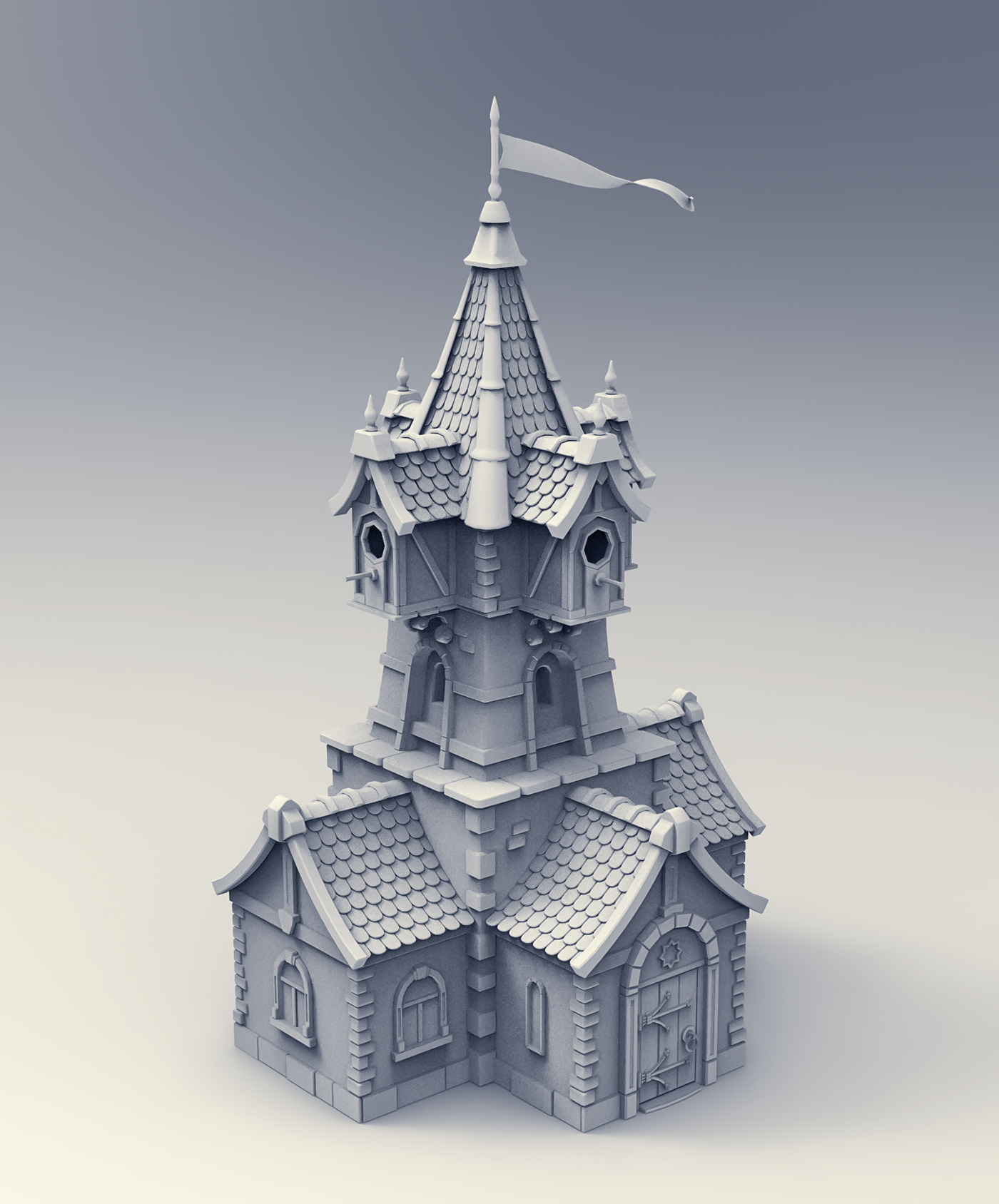 game UI medieval Castle Aviary royal france 3D citybuilder mobile