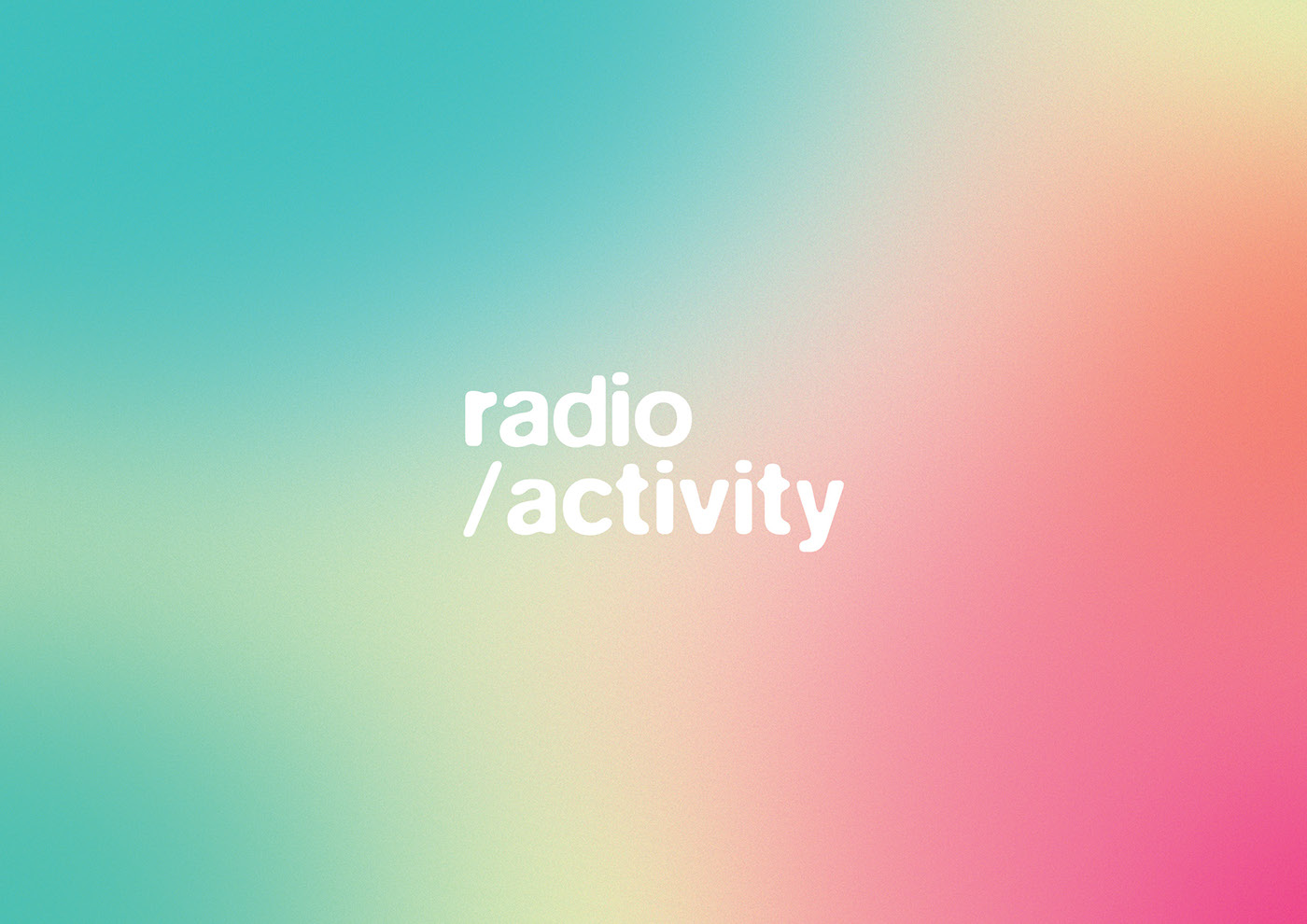 Radioactivity mook magazine electro electronic gradient colors music publication playlist