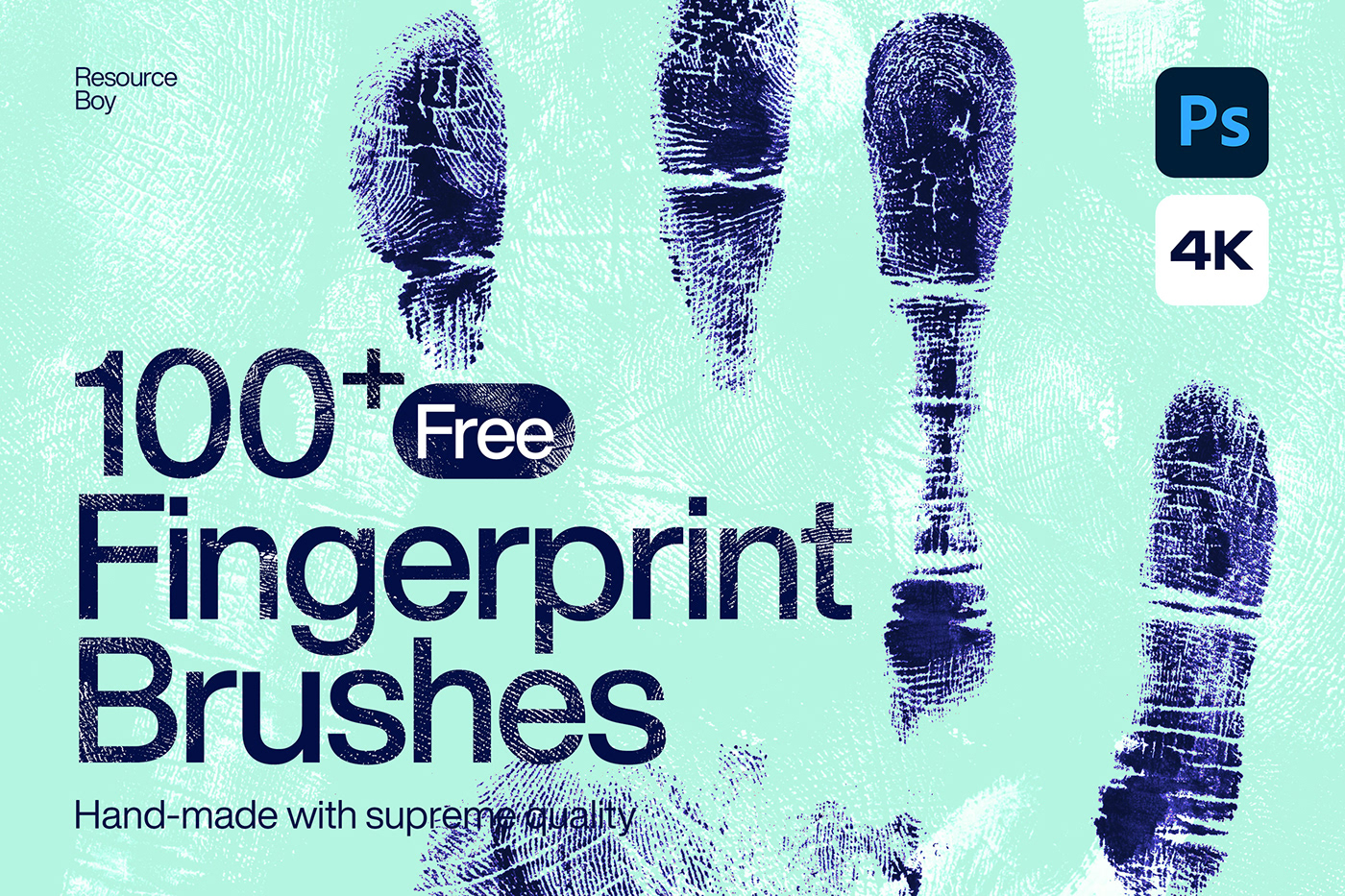 brush fingerprint free free brush freebie hand handprint Photoshop brushes security finger
