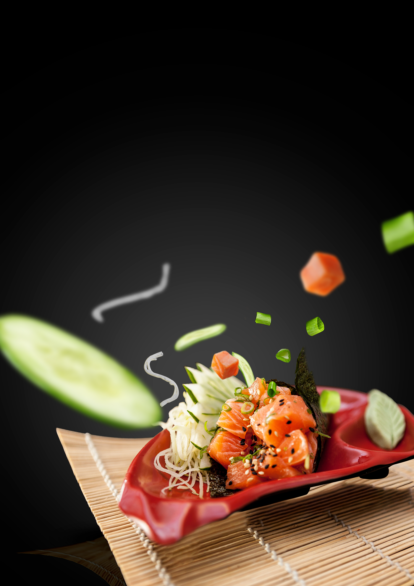 surreal photo editing surreal photoshop edit oriental food Sushi high quality