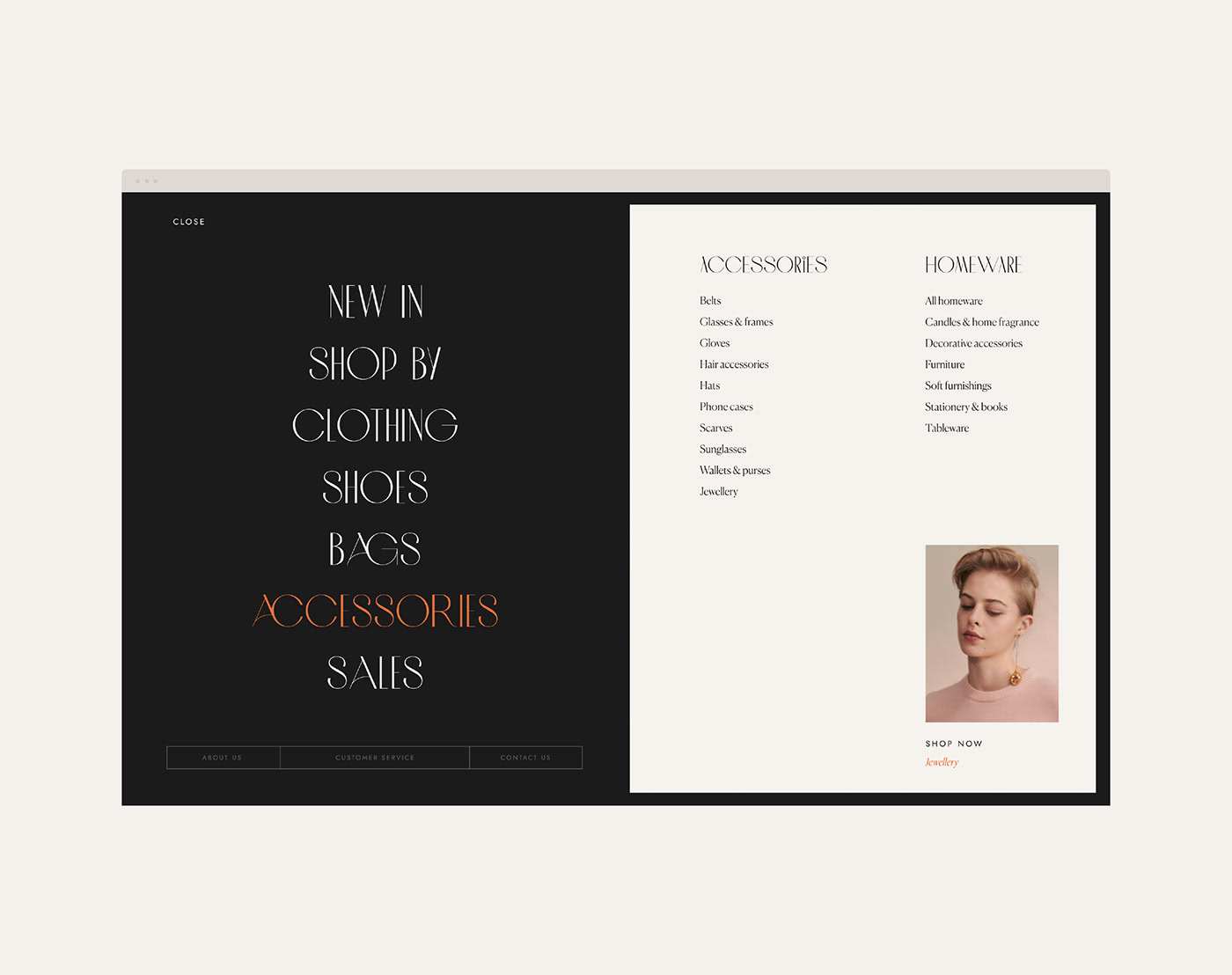 clothes Ecommerce Fashion  interaction luxury minimalist online store Sustainability UI/UX Website