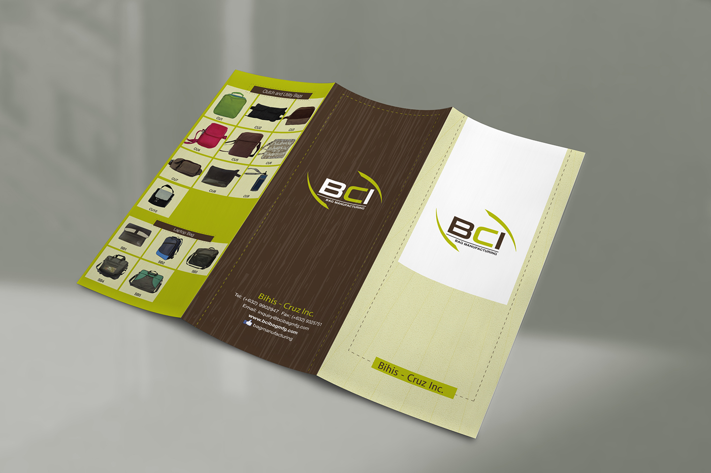 bags bci bci bags brochure catalog Catalogue flyers logo Logo Design print materials