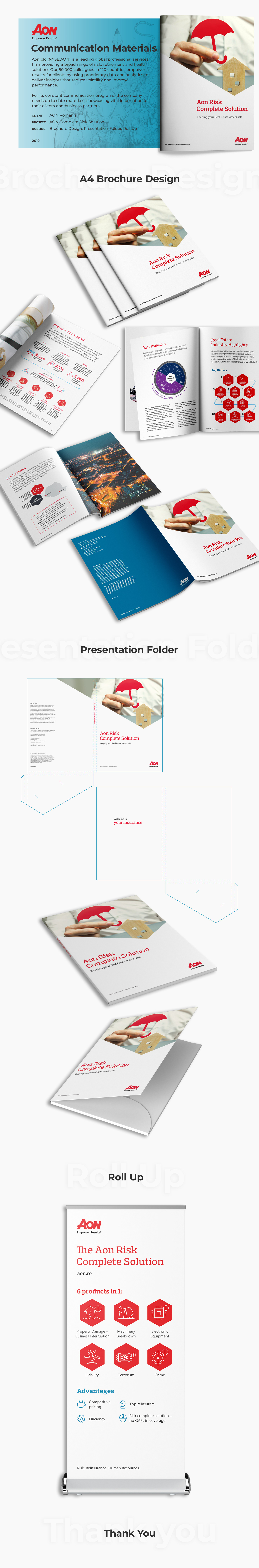brochure design graphic design  new project materials communication materials roll-up design presentation design