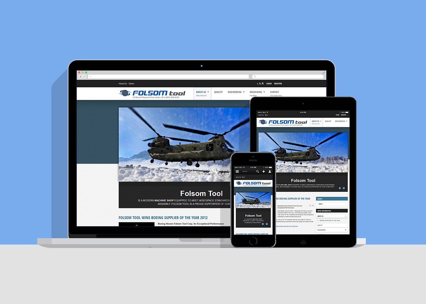 manufacturing Aerospace Aircraft helicopter Responsive
