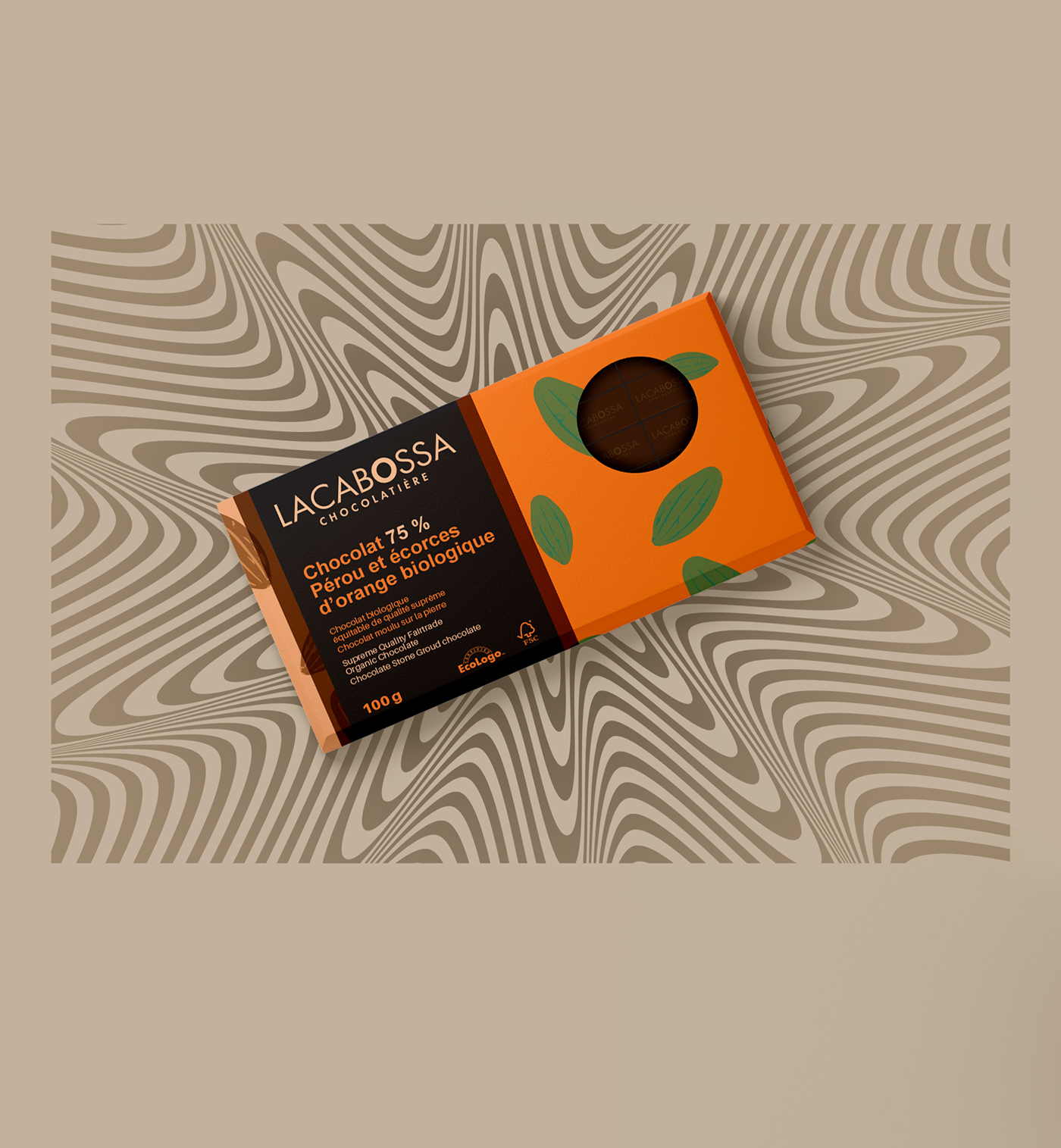 chocolate Packaging motif luxe design Graphic Designer