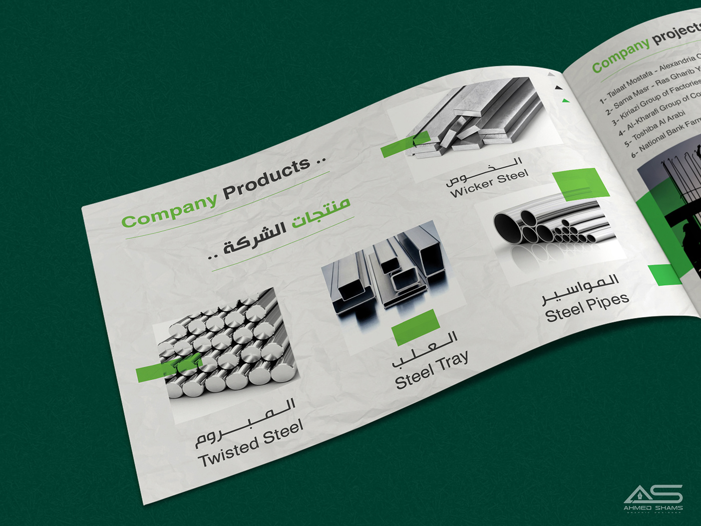 Advertising  brand identity Catalogue marketing   print design  steel supplies trading