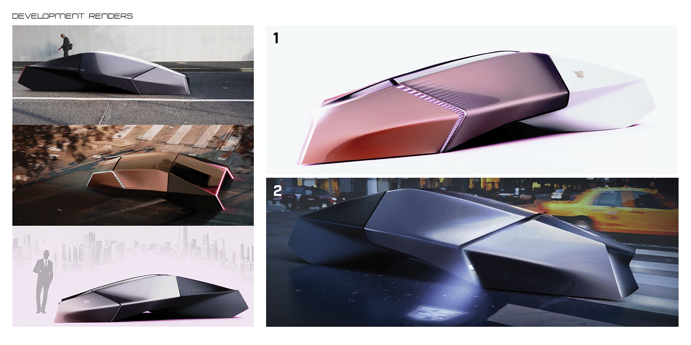 Audio cadillac car design CCS concept future luxury maglev mobility Transportation Design