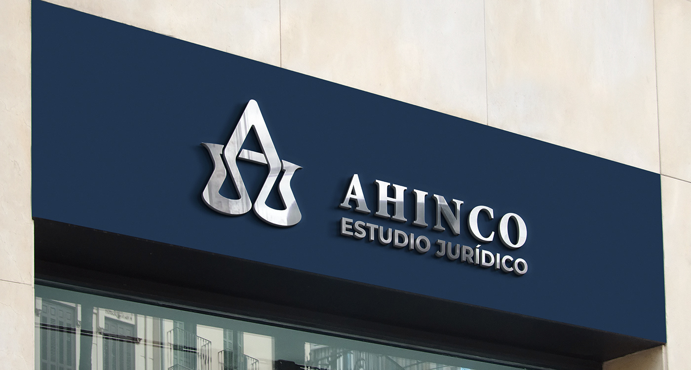 ABOGACIA abogados Juridico Estudio jurídico  ahinco juez justicia brand identity logo identidad visual