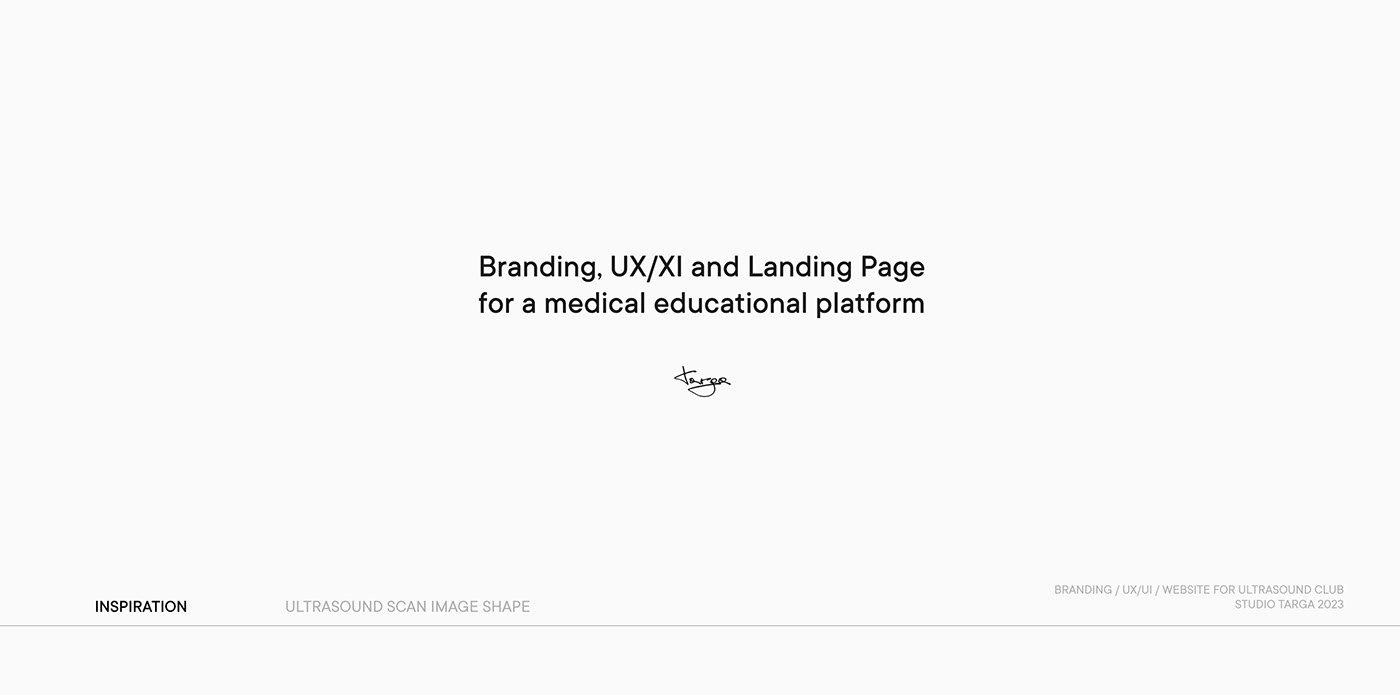 Blog branding  design system Health logo medtech red subscription Ultrasound Website