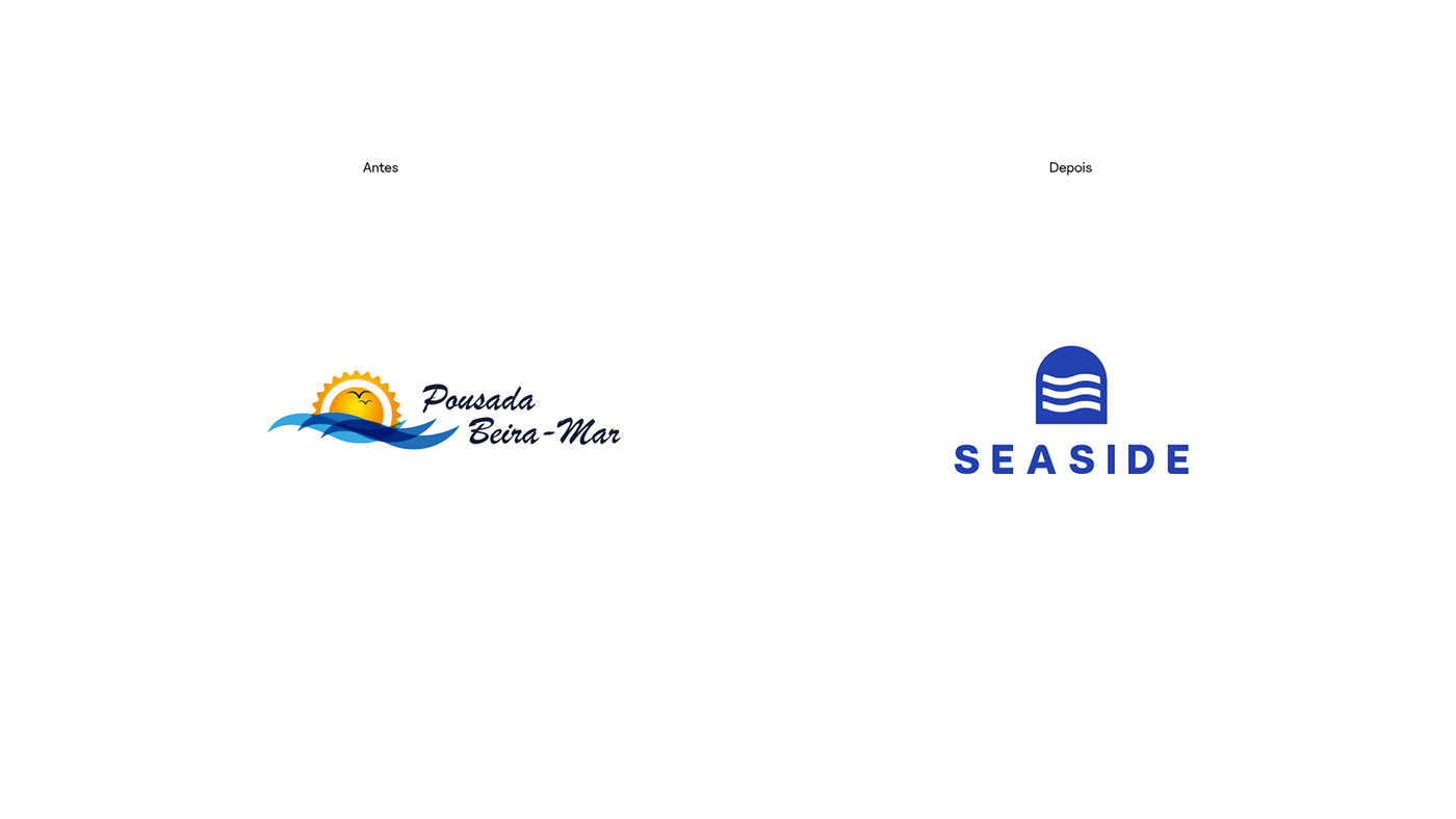 brand identity branding  hotel identidade visual identity mar ondas Pousada sea side