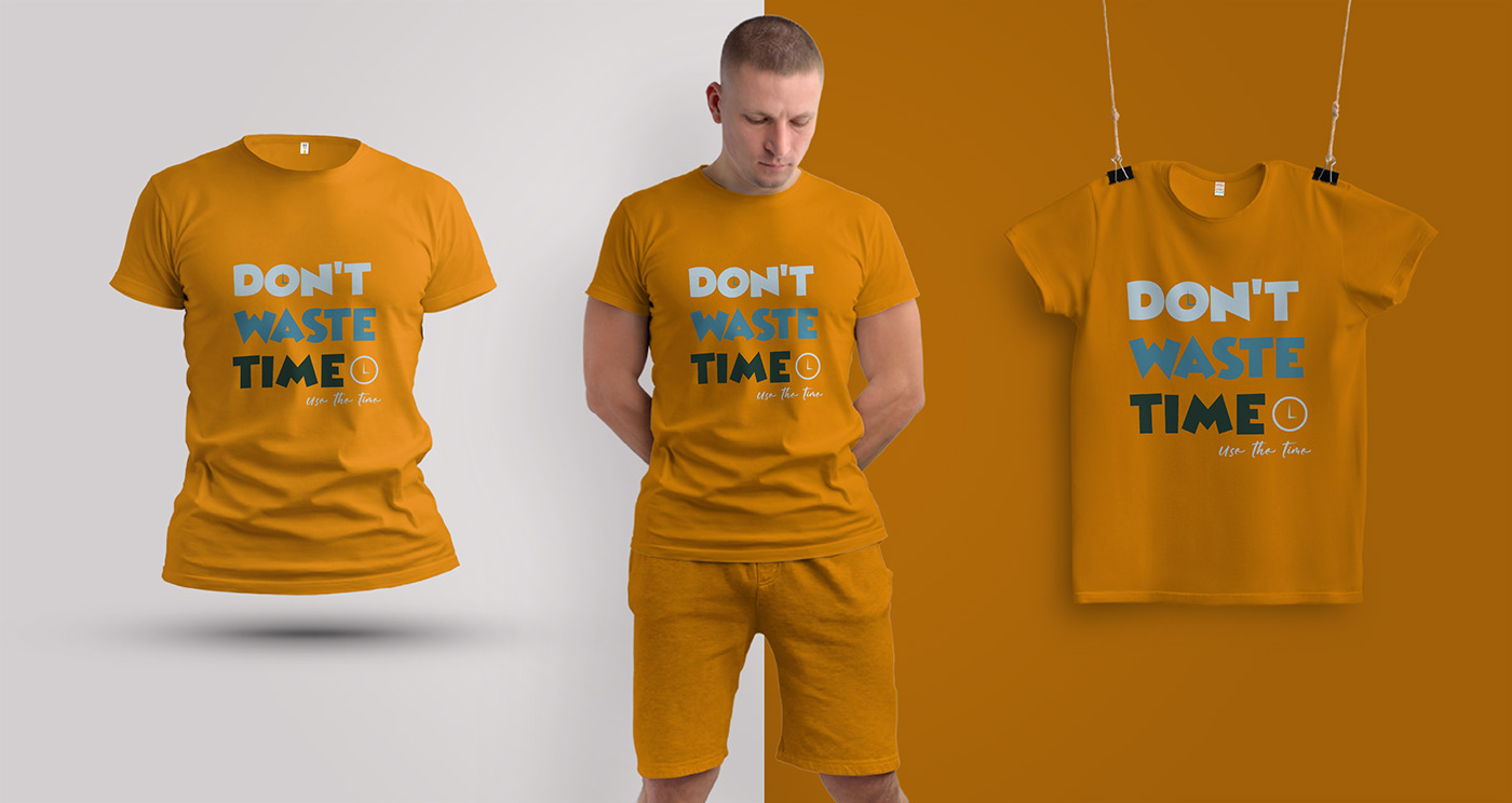 typography   t-shirt Clothing Fashion  shirt Mockup print design text Brand Design