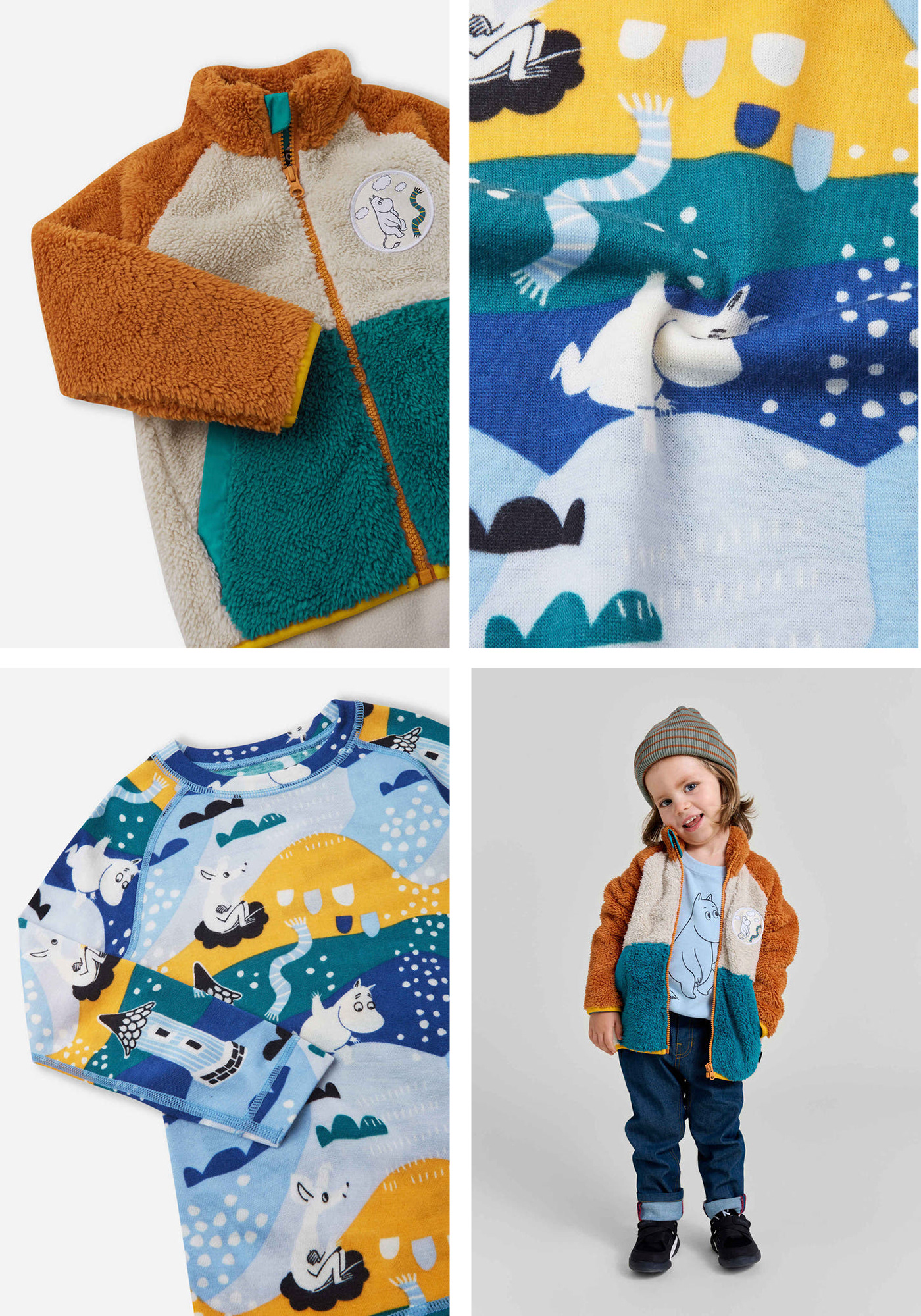 ILLUSTRATION  all over print design kidswear appareal design moomin