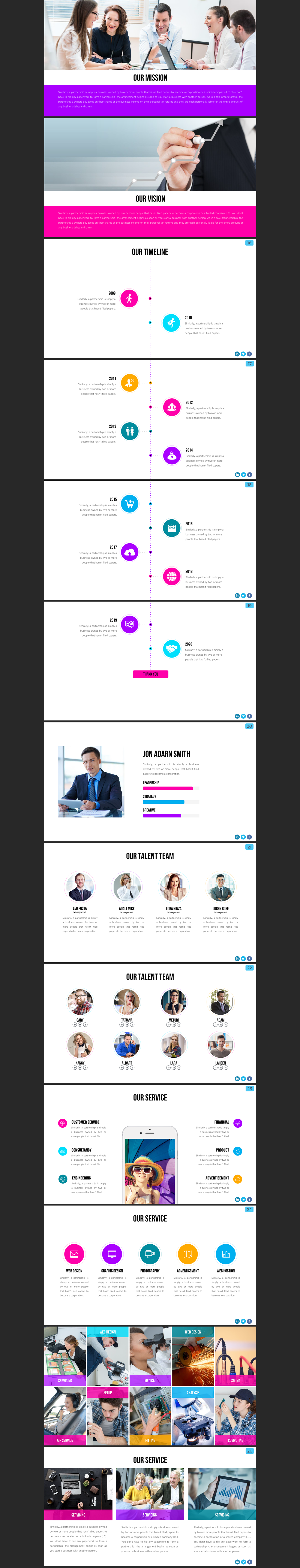 idea Keynote Powerpoint free trend business colors free download portfolio template