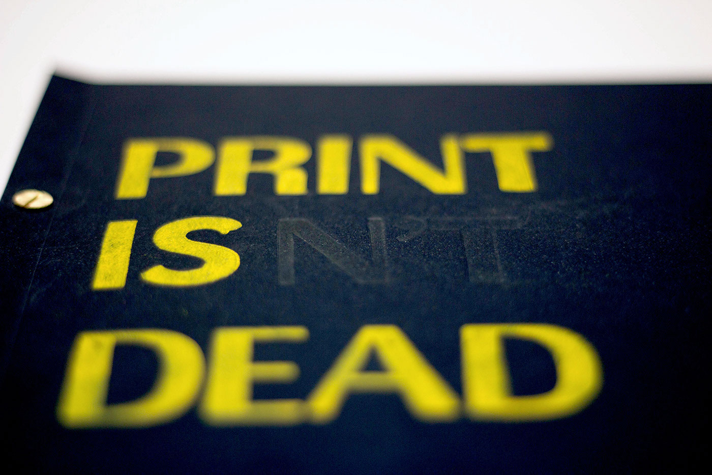 print isn't dead Scratchable