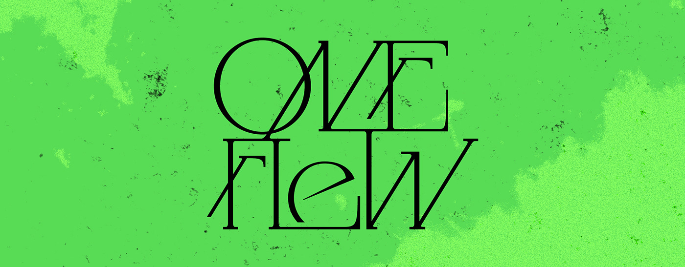 lettering Lettering Design type design Typeface serif typography   typography design green movie one flew over