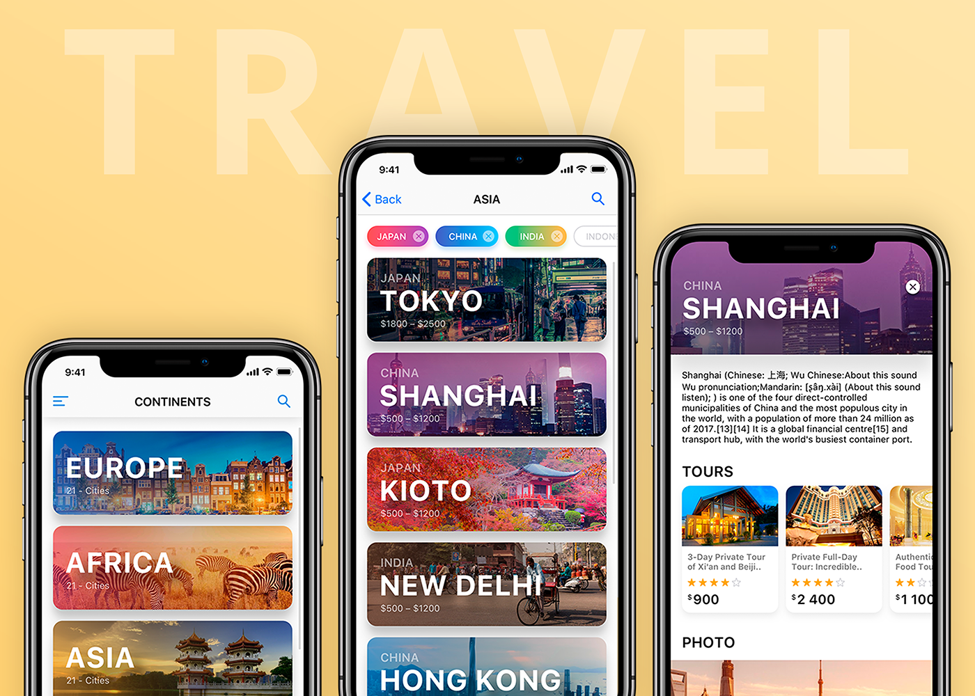 app destination Holiday ios portfolio profile sketch travel UI ux