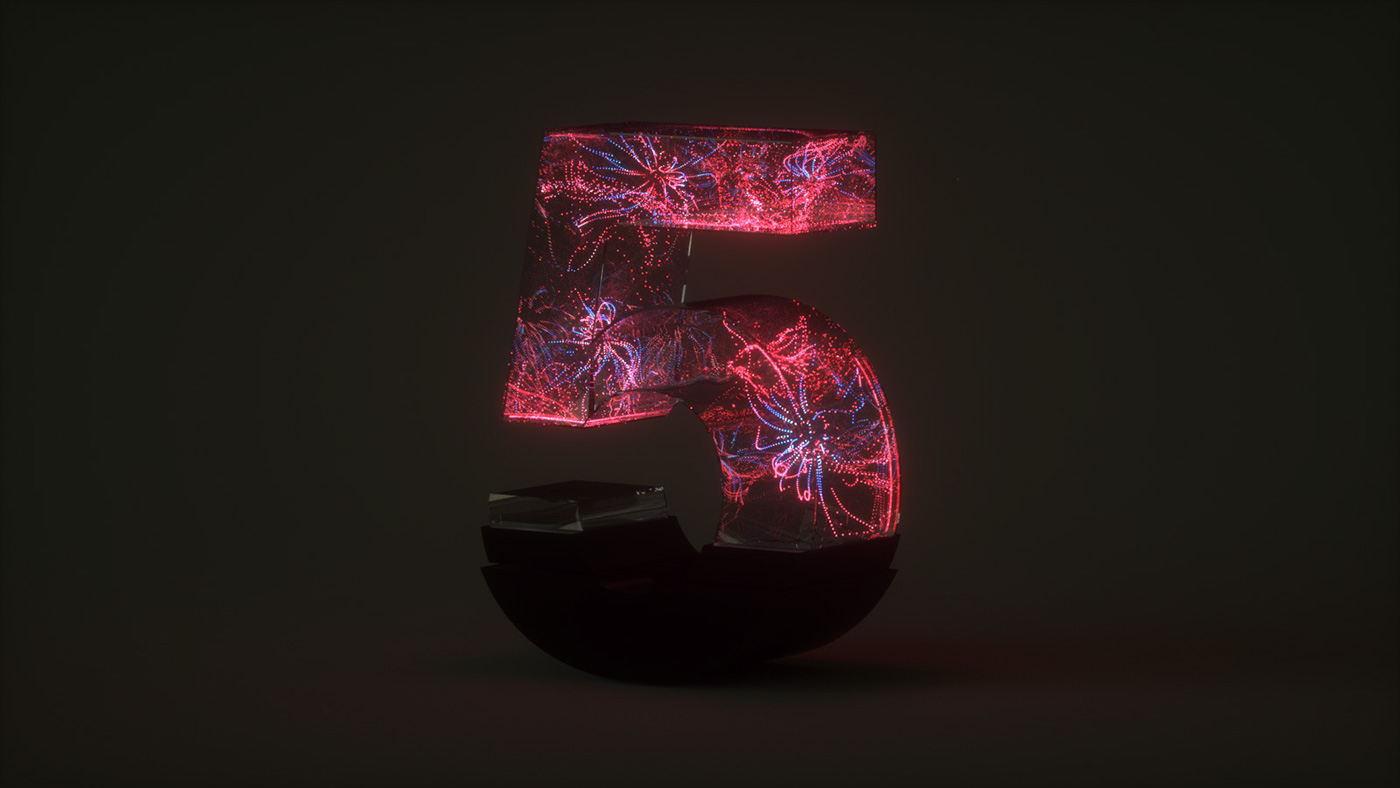 36days cinema 4d octane type letter lettering CGI 3D types