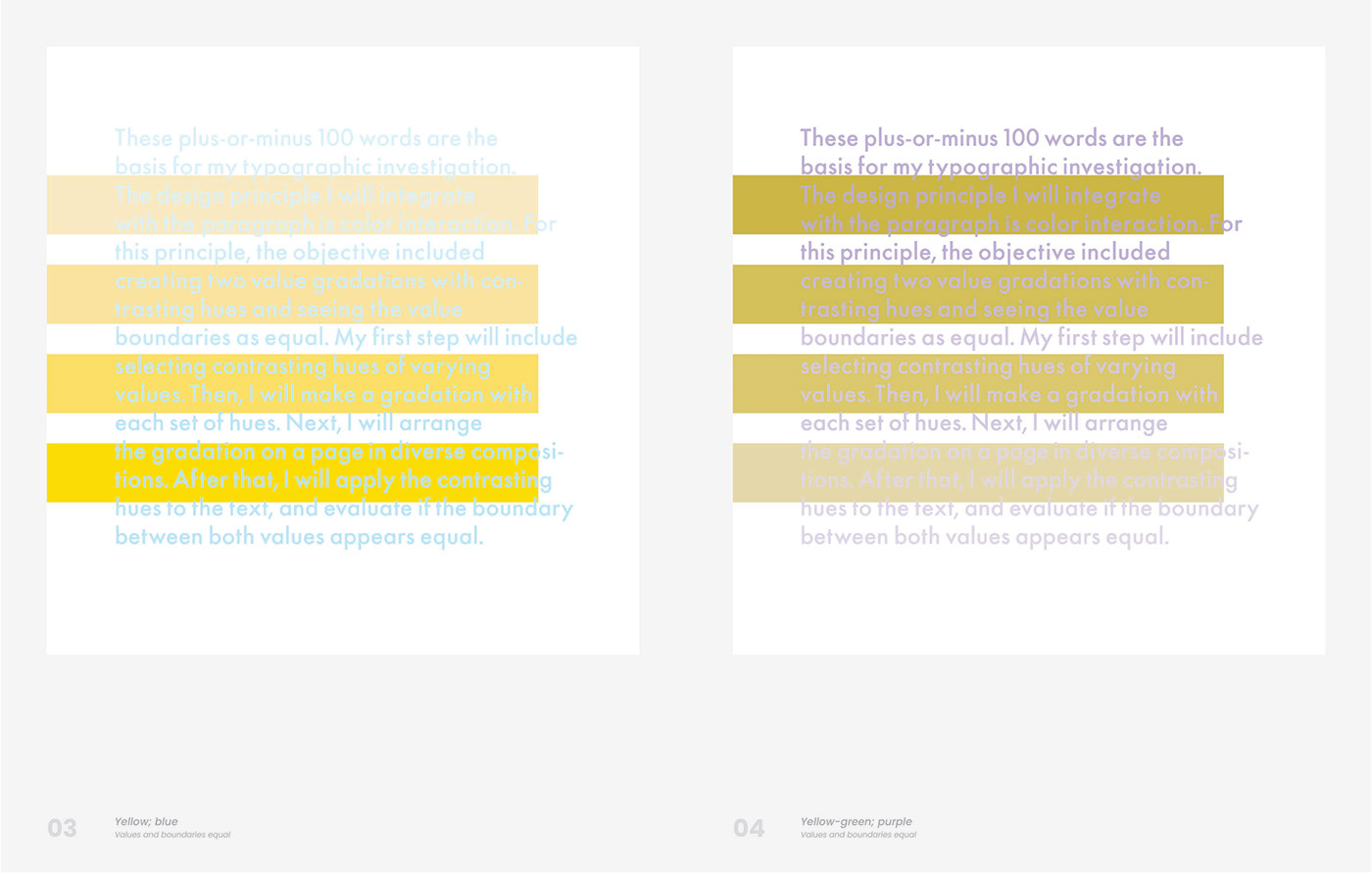 Arizona State University book design color interaction color theory typography  