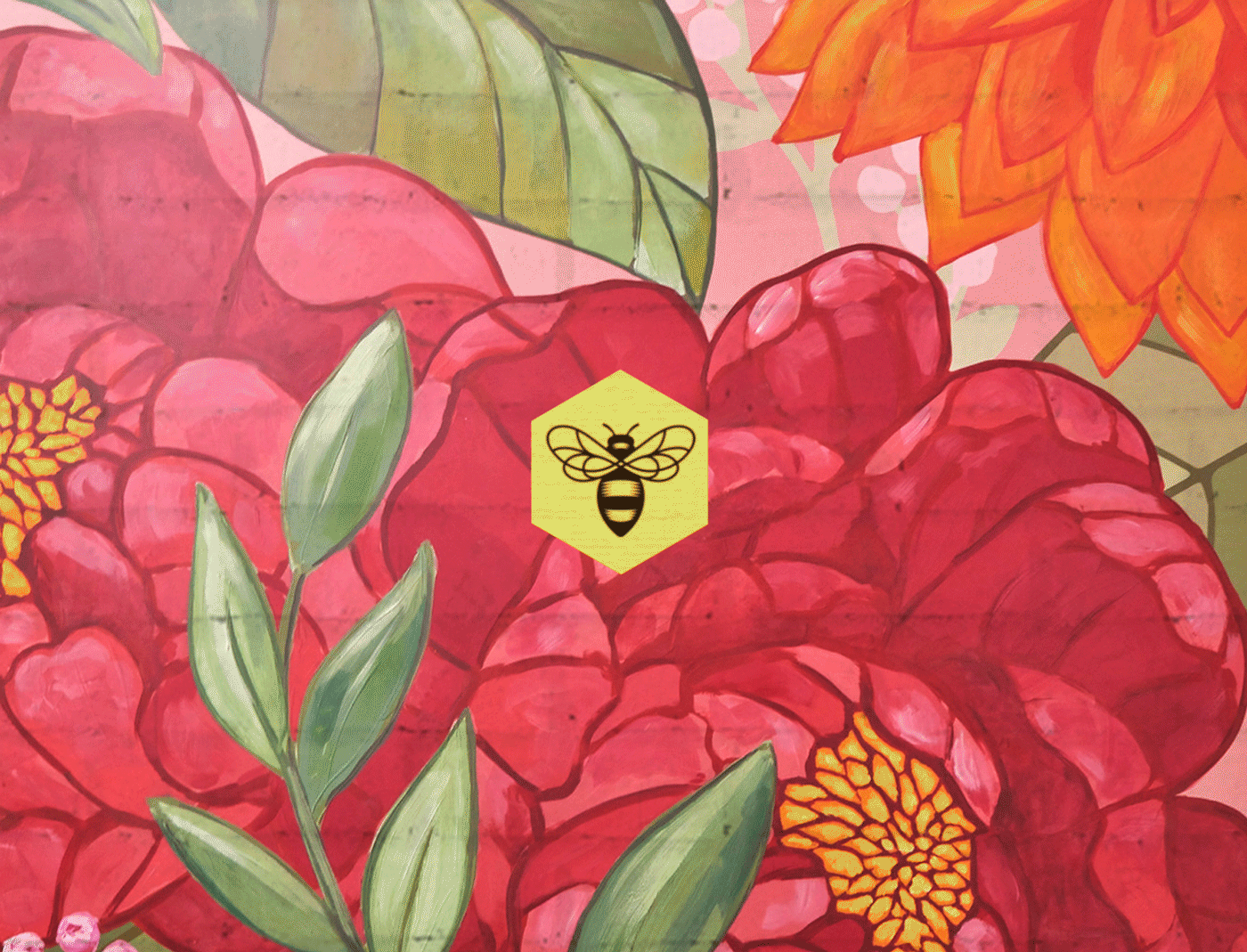 burt's bees commercial art floral Flowers ILLUSTRATION  Mural nature inspired Patterns plants wallpaper