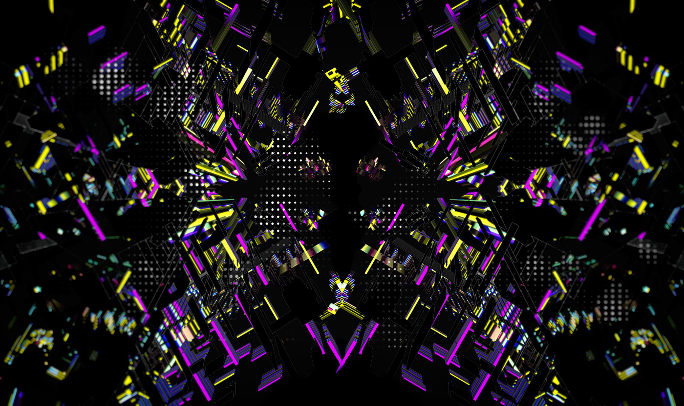 CG cinema 4d c4d 3D concept digital fractal pattern generative photoshop
