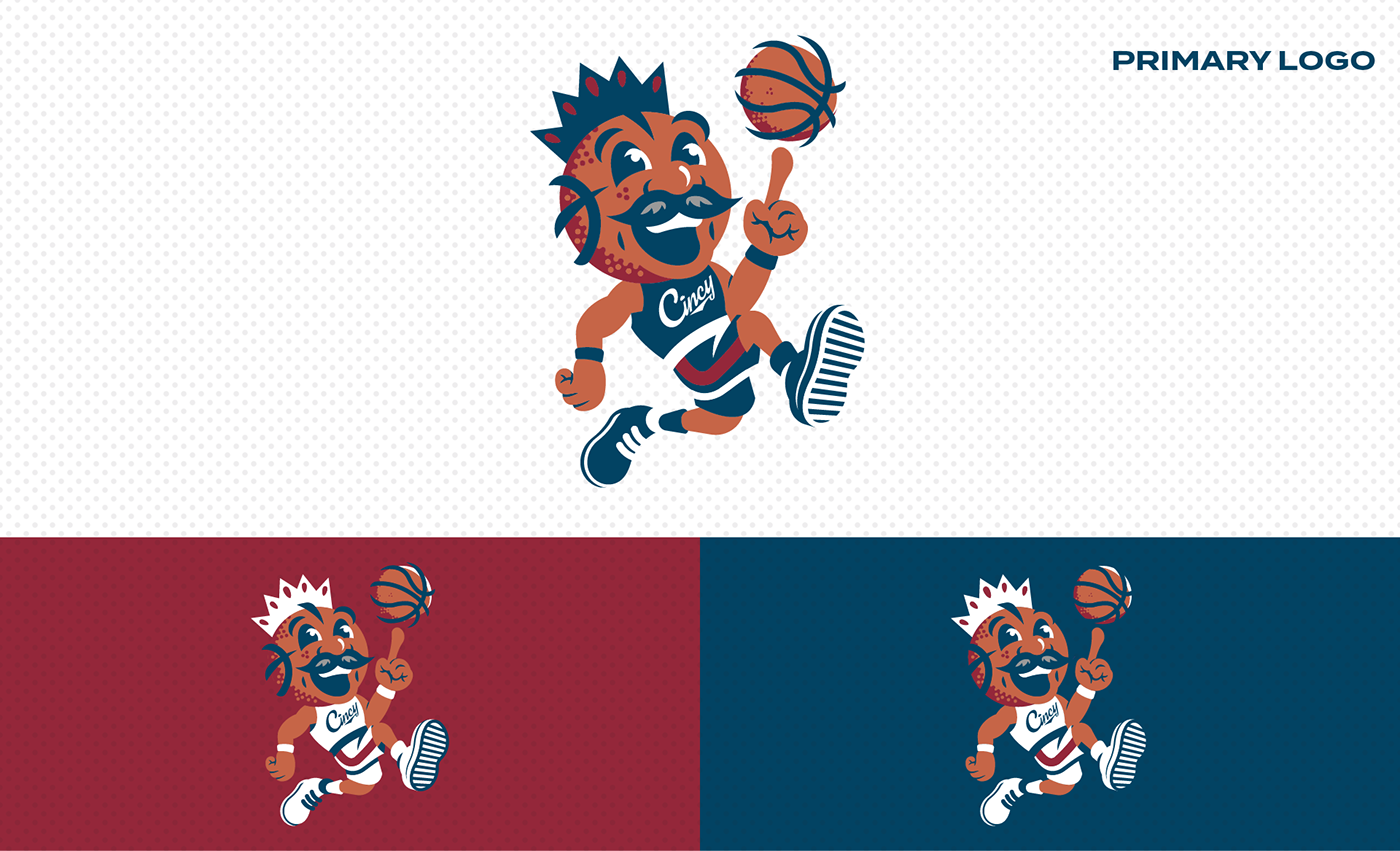 basketball branding  cincinnati NBA Royals sports brand Sports logo