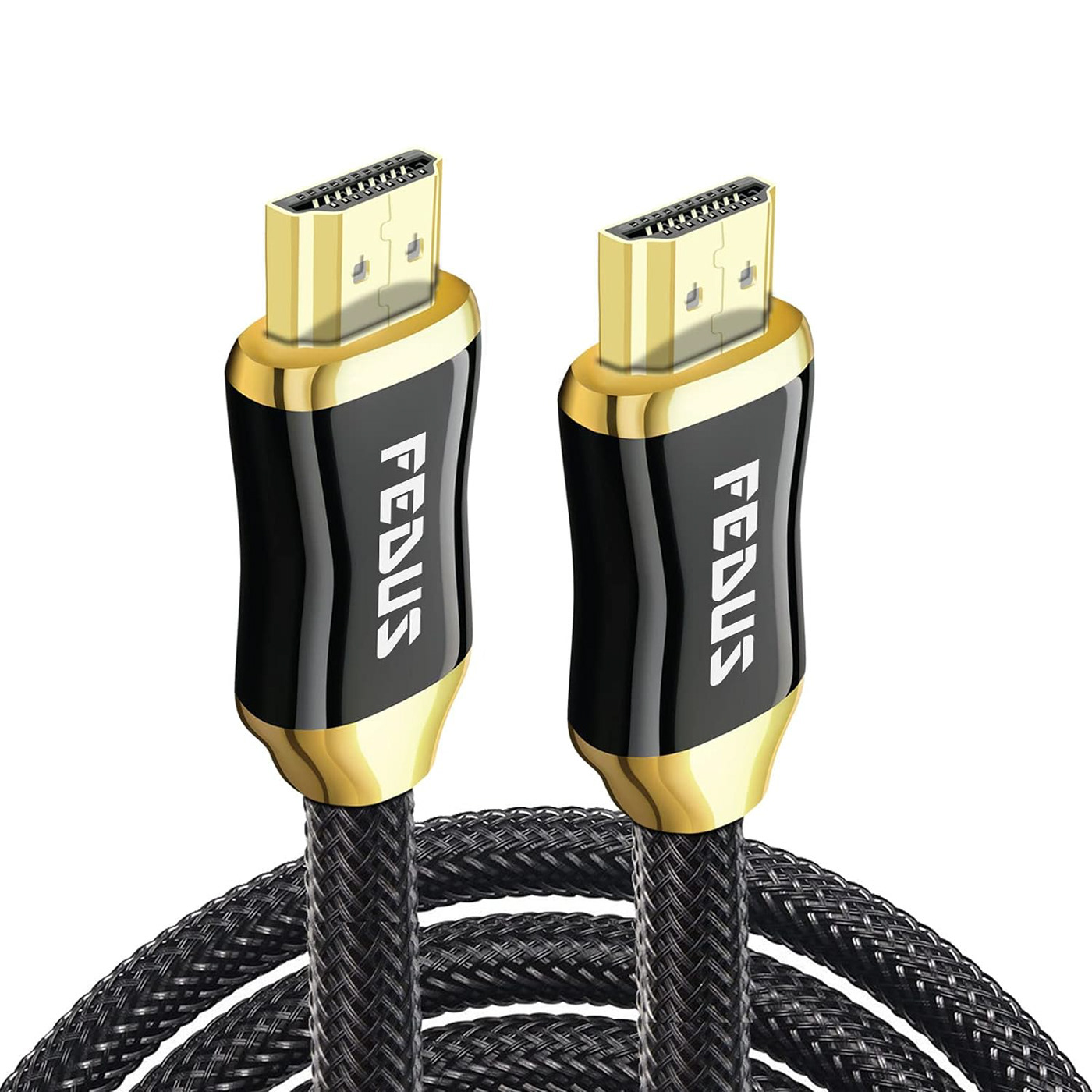 
FEDUS Certified Premium 8K High-Speed HDMI Cable (8K@60Hz & 4K@120Hz Nylon Braided HDMI Cables Cord