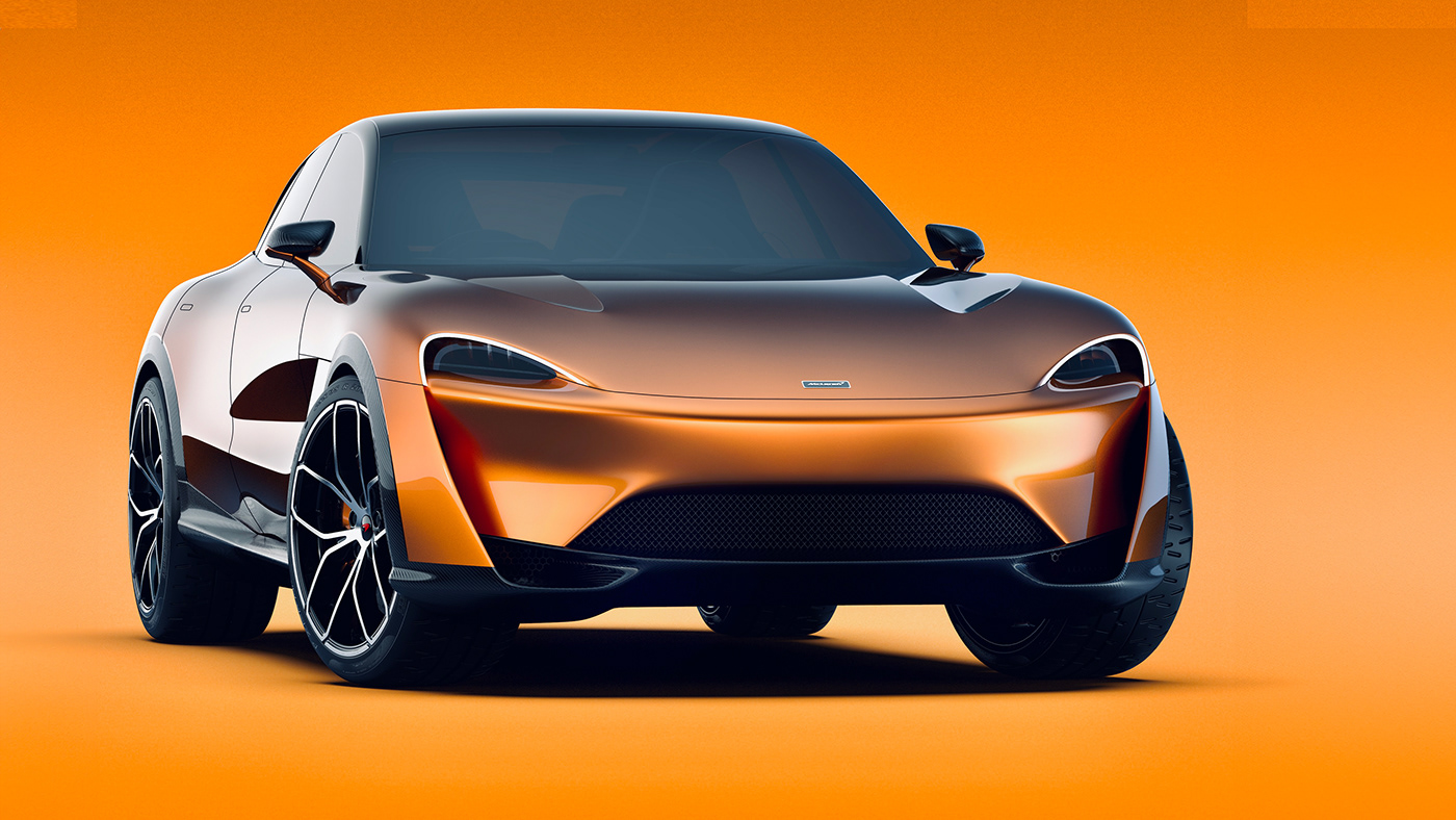 automotive   McLaren car design 3D visualization Render Automotive design Automotive Photography