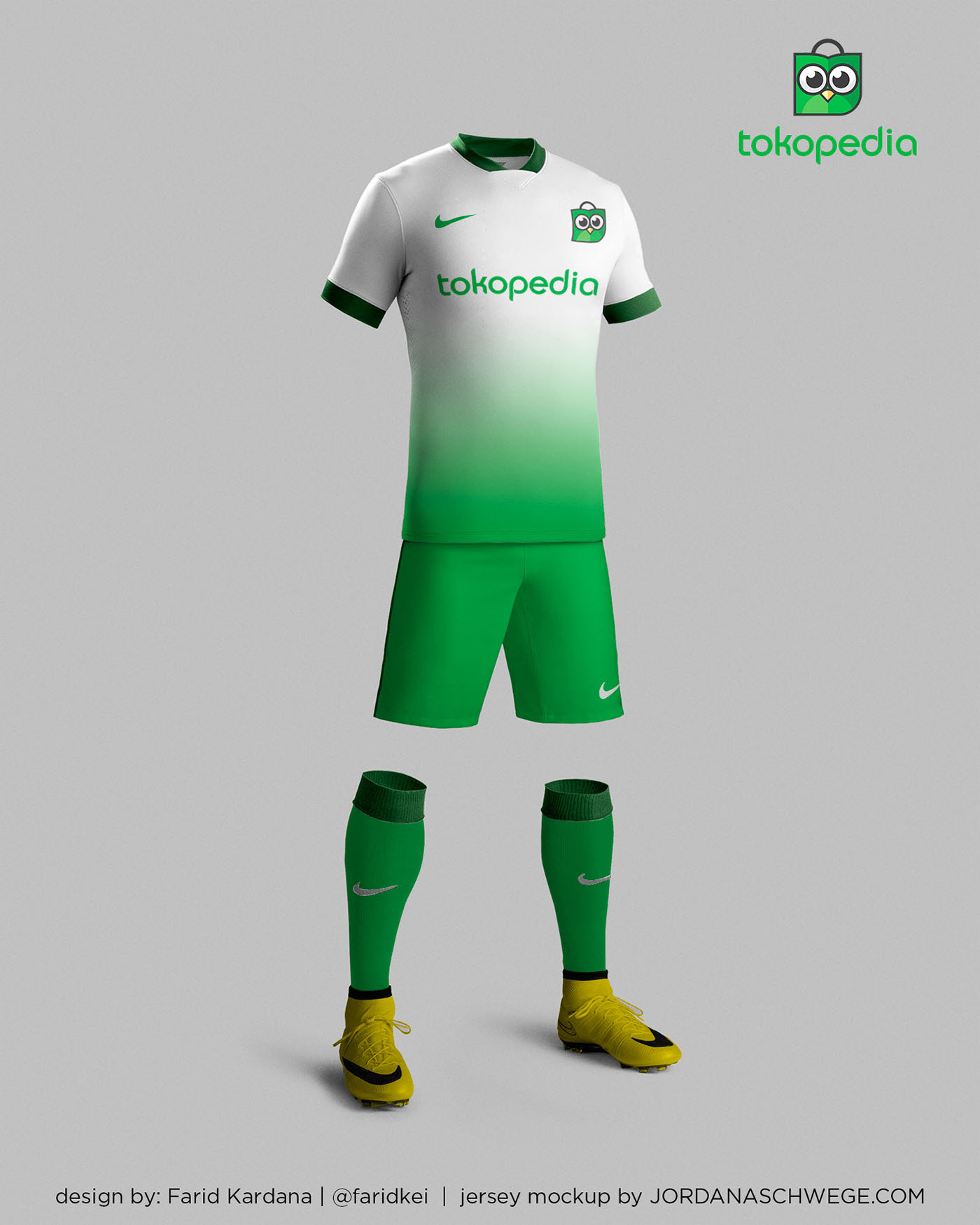Fashion  jersey kits soccer jersey indonesia gojek Grab bukalapak tokopedia   football