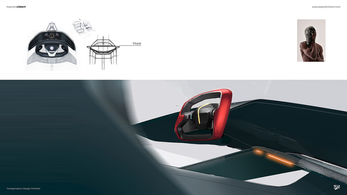3D automotive   car CGI concept exterior Interior Render visualization