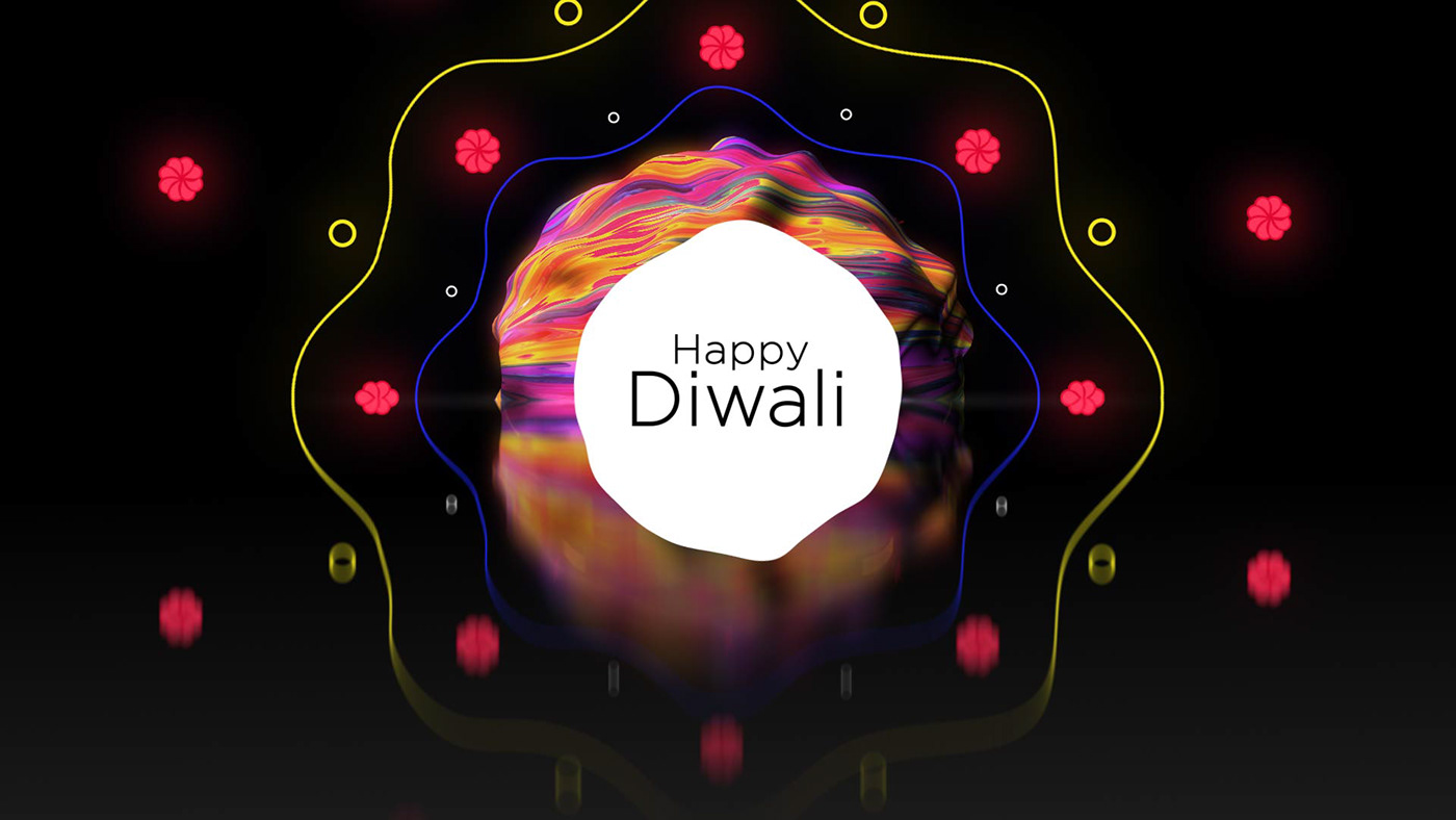 Diwali hope advertisement art Broadcast Design motion graphics  art direction  graphics Ident narrative