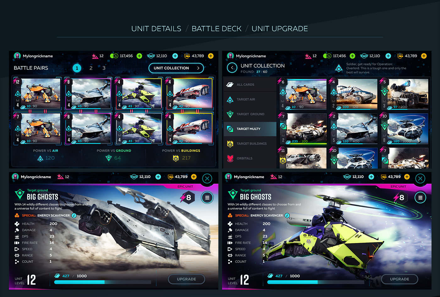 GLU game design  UI mobile game Titan World futurisctic Sci Fi characters