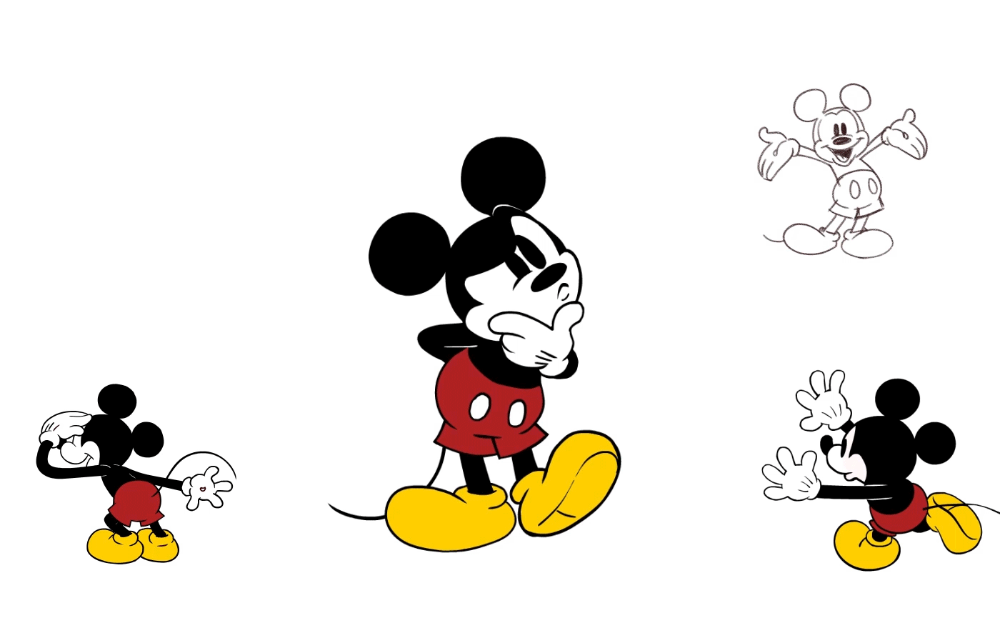 Mickey Mouse - Commercial animation process Behance