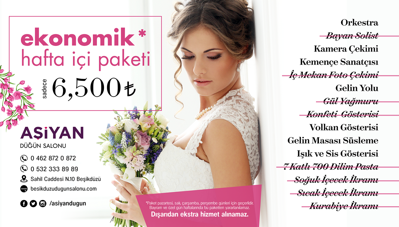 wedding billboard turkish wedding bride Bridal campaign wedding banner