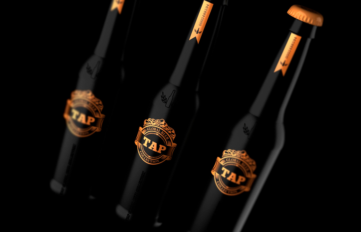 Web logo cerveza beer black david espinosa colombia Bucaramanga bogota diseño empaque Render