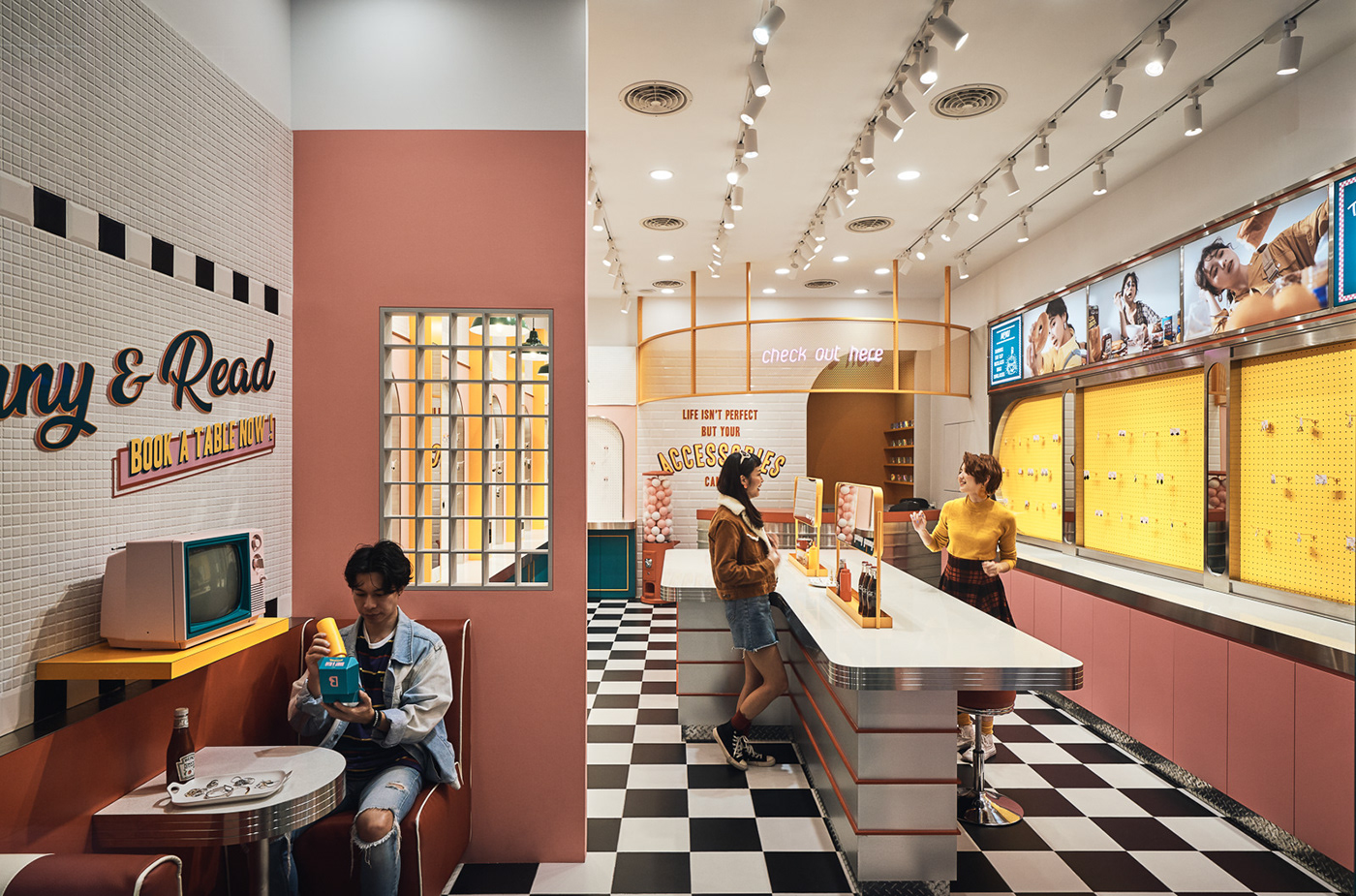 45TILT Interior store modern accessary taiwan cute pink
